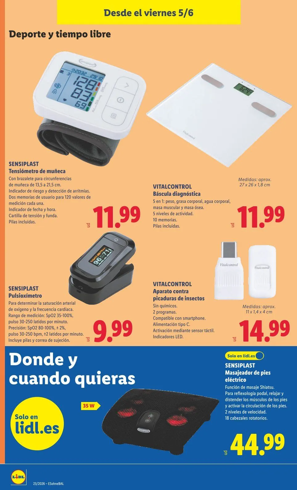 Catálogo de  Catálogos de Lidl 1 de junio al 7 de junio 2026 - Página 26