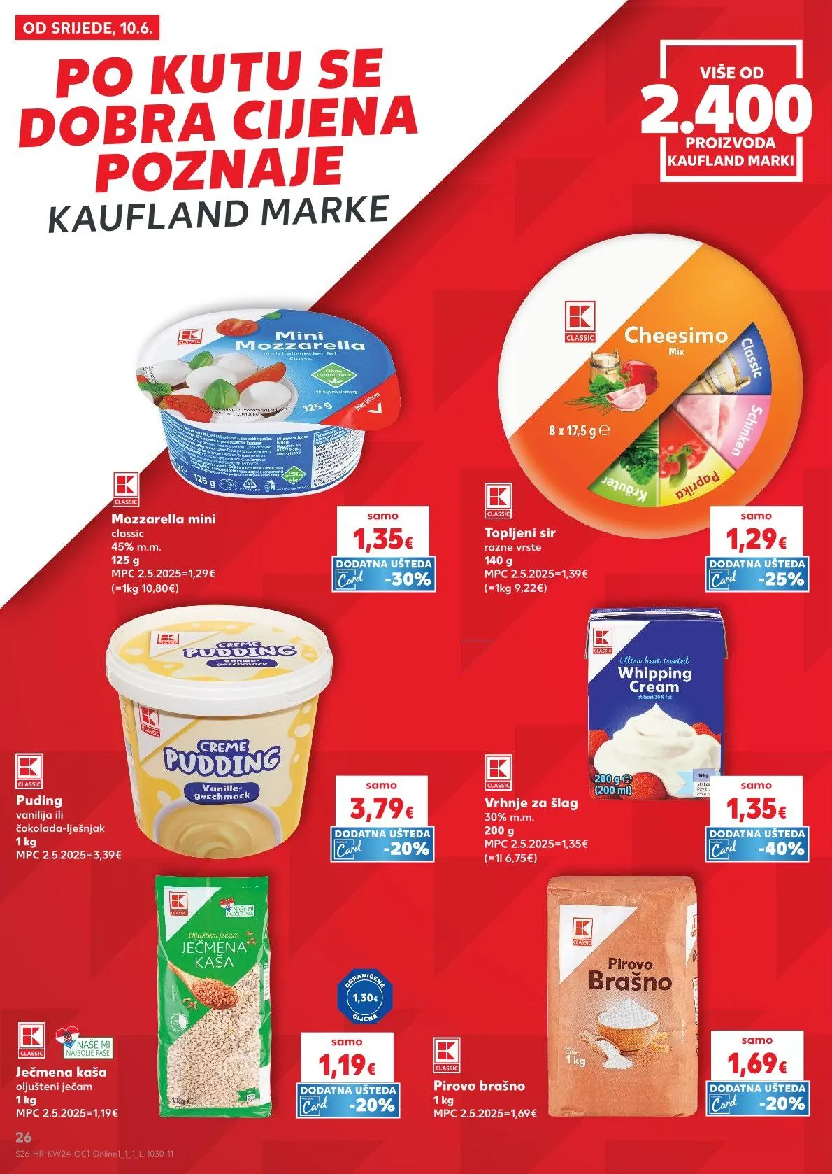 Katalog Kaufland od 10. lipnja do 16. lipnja 2026. - Pregled Stranica 26