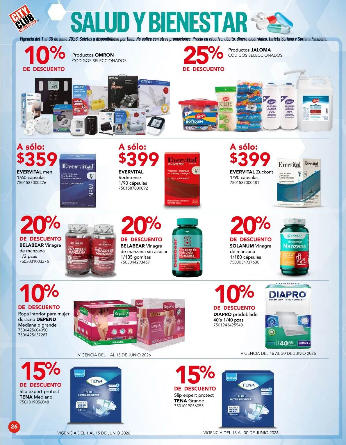 Catálogo de City Club Ofertas 1 de junio al 30 de junio 2026 - Pagina 26