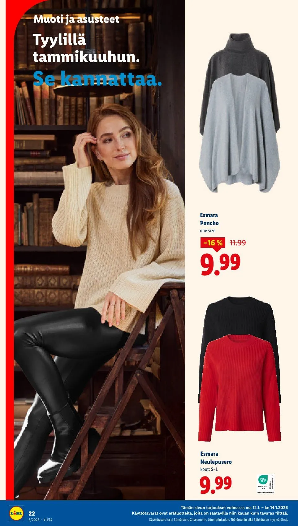 Kaupan Lidl tarjoukset voimassa alkaen 8. tammikuuta - 11. tammikuuta 2026 - Tarjouslehti sivu 26