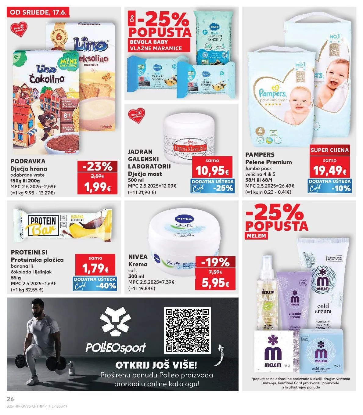 Katalog Kaufland  od 17. lipnja do 23. lipnja 2026. - Pregled Stranica 26