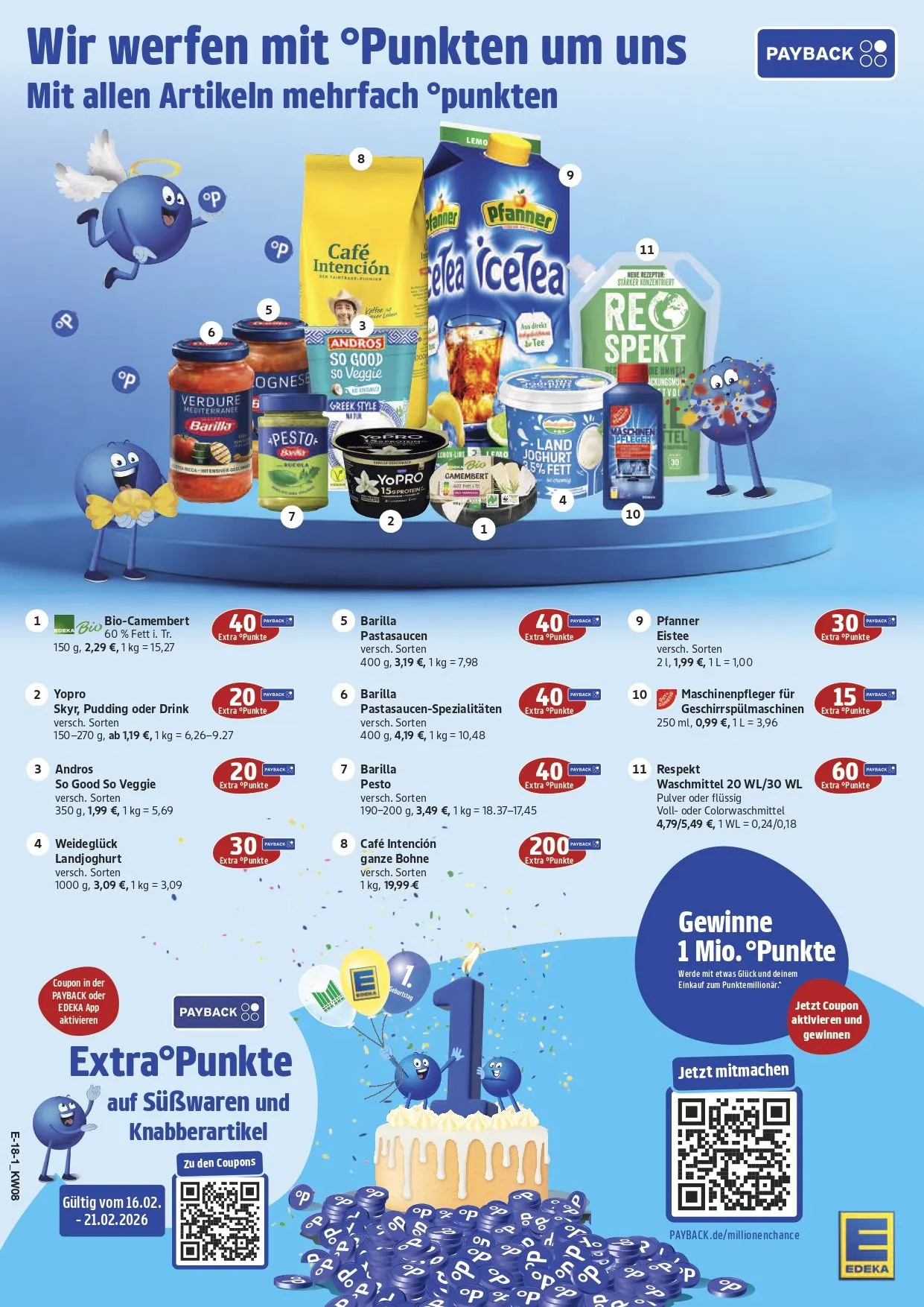 Edeka Angebote von 18. Februar bis 24. Februar 2026 - Prospekt seite 26