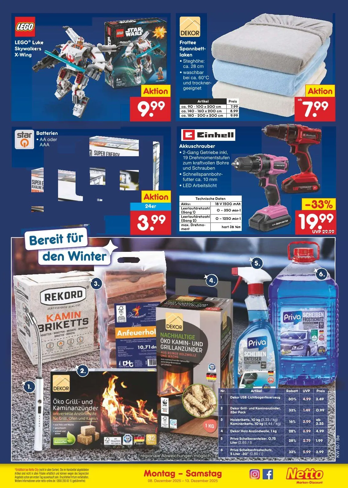 Netto Marken-Discount Angebote von 8. Dezember bis 13. Dezember 2025 - Prospekt seite 25