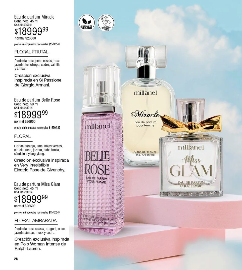 Ofertas de Catalogo Millanel 20 de octubre al 10 de noviembre 2025 - Página 26 del catálogo