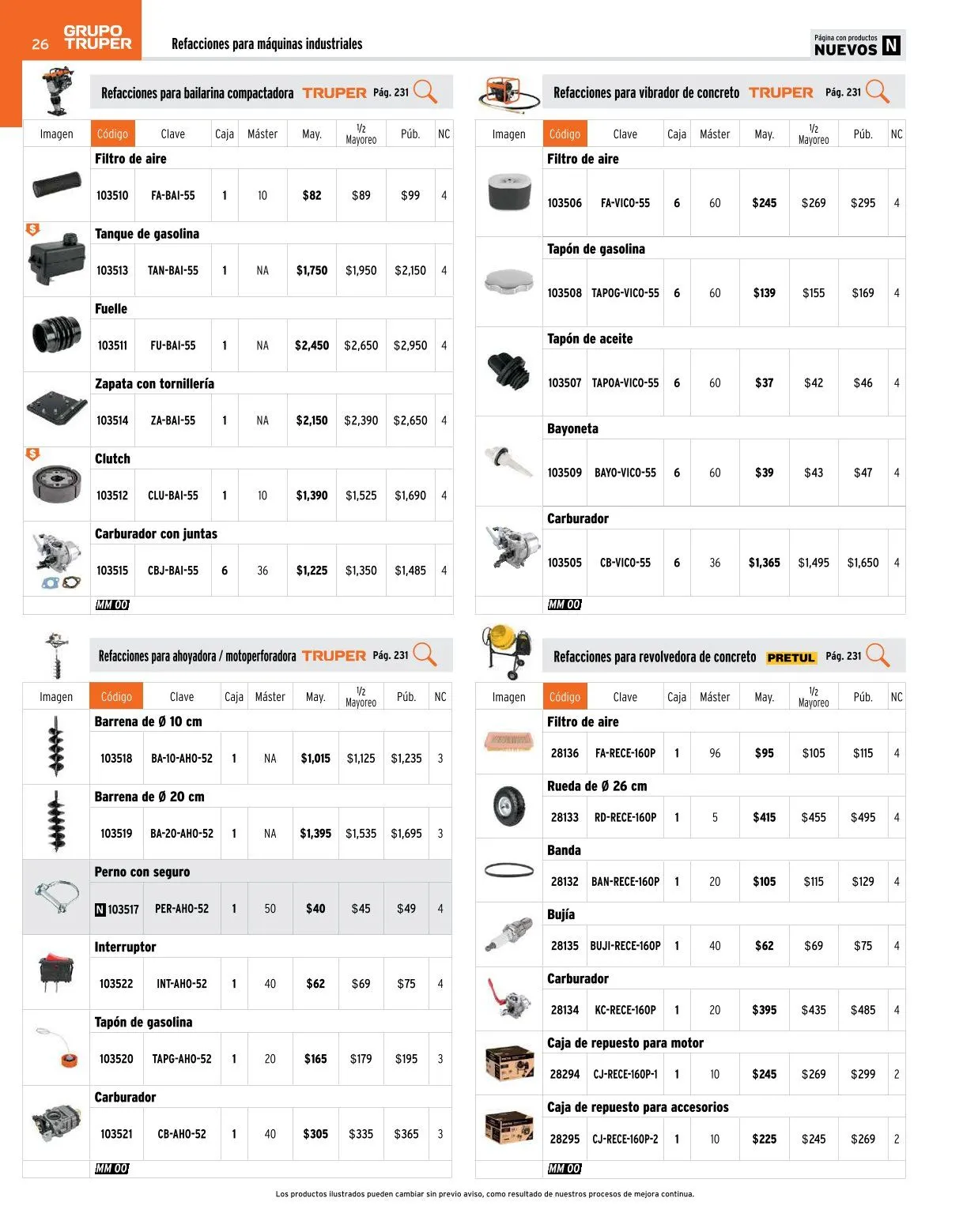 Catálogo de Truper catálogos y ofertas 20 de marzo al 30 de mayo 2026 - Pagina 26
