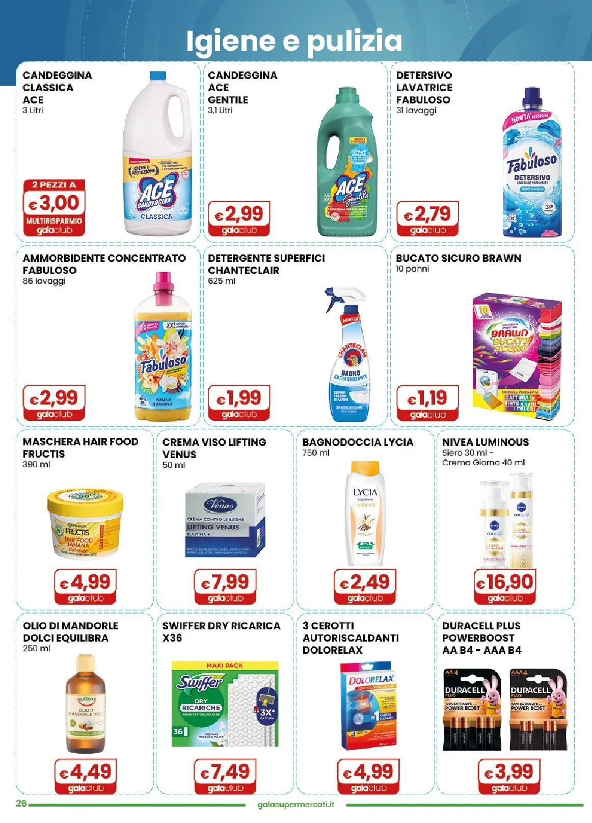  Volantini Gala Supermercati da 14 gennaio a 27 gennaio di 2026 - Pagina del volantino 26