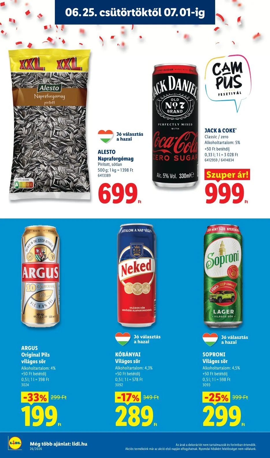 Katalógus Lidl legfrissebb ajánlatai június 25.-tól július 7.-ig 2026. - Oldal 26