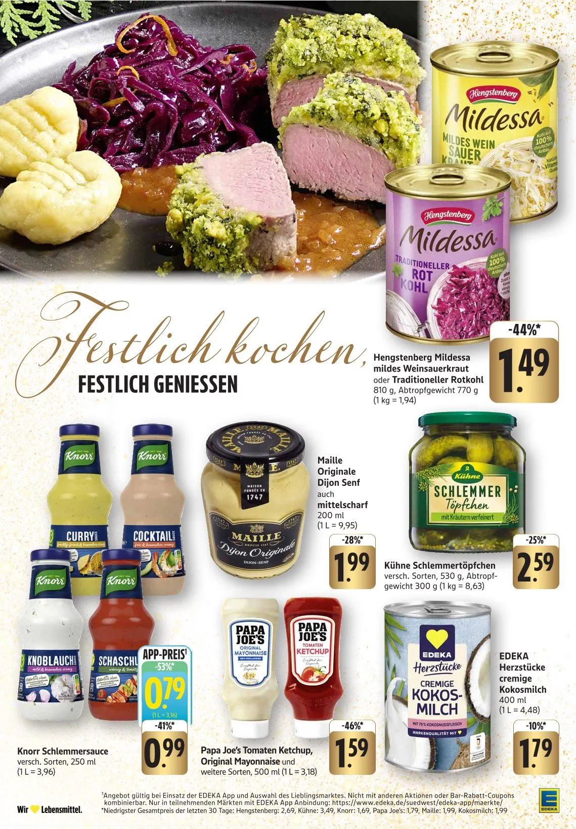 Edeka Angebote von 22. Dezember bis 27. Dezember 2025 - Prospekt seite 26