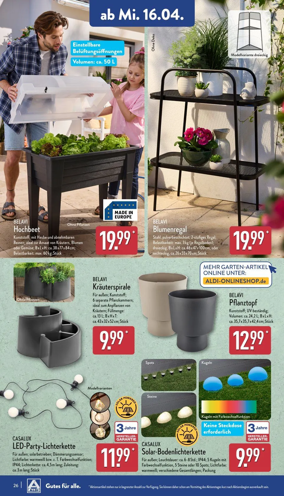 ALDI Aktuell Angebote von 14. April bis 19. April 2025 - Prospekt seite 50