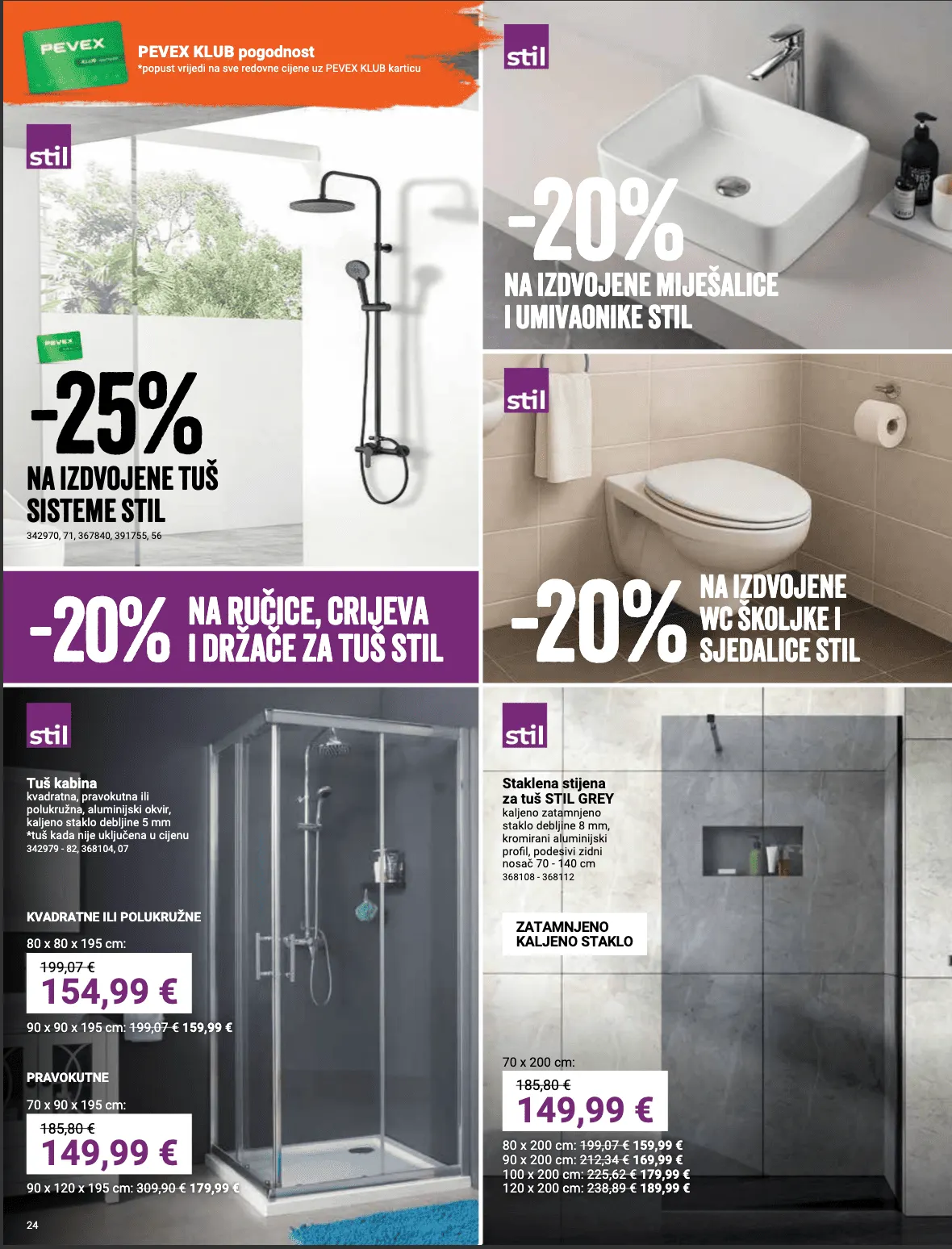 Katalog Najnovije ponude trgovine Pevex od 23. listopada do 17. studenoga 2025. - Pregled Stranica 24