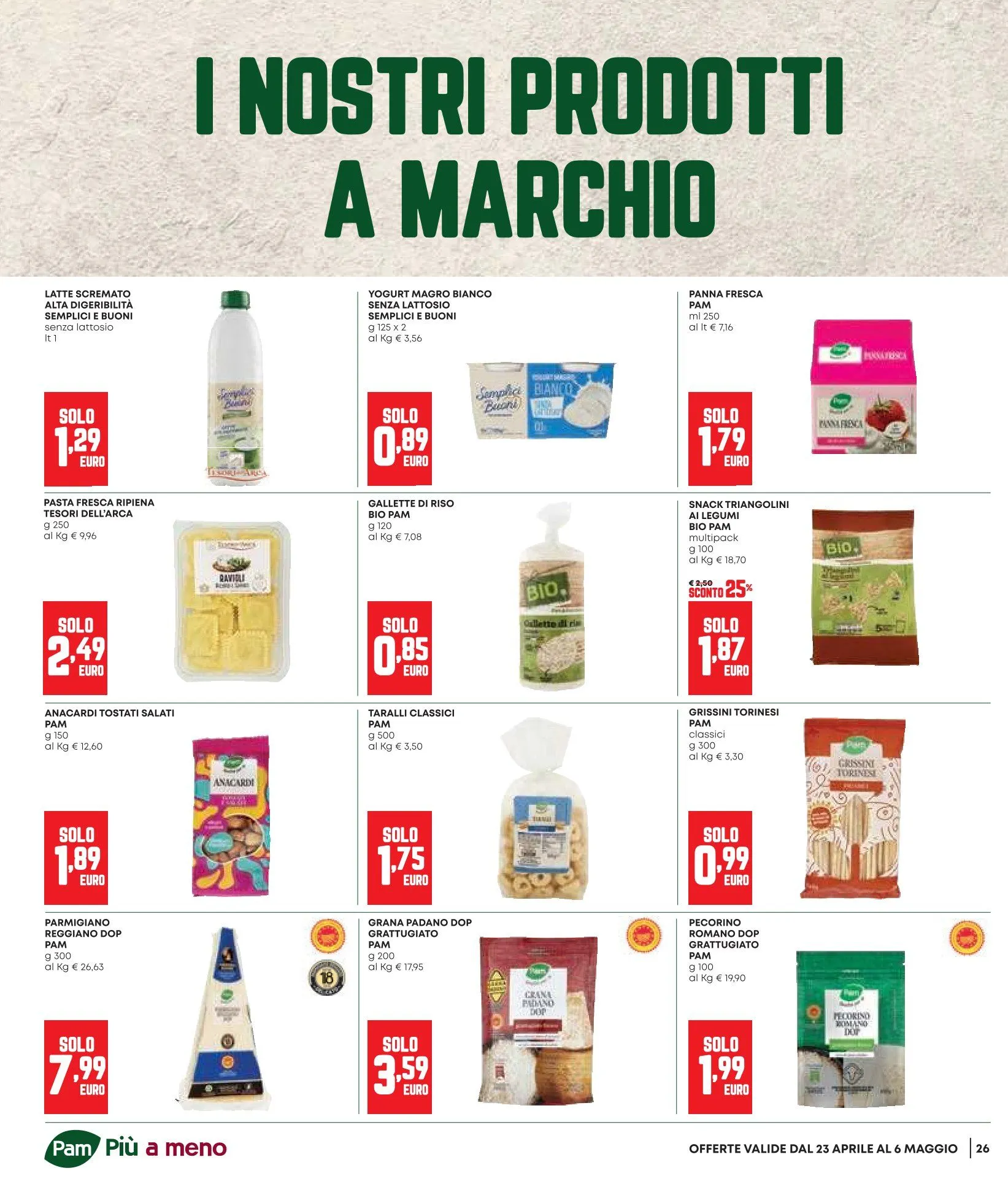 Volantini Pam da 23 aprile a 6 maggio di 2026 - Pagina del volantino 26