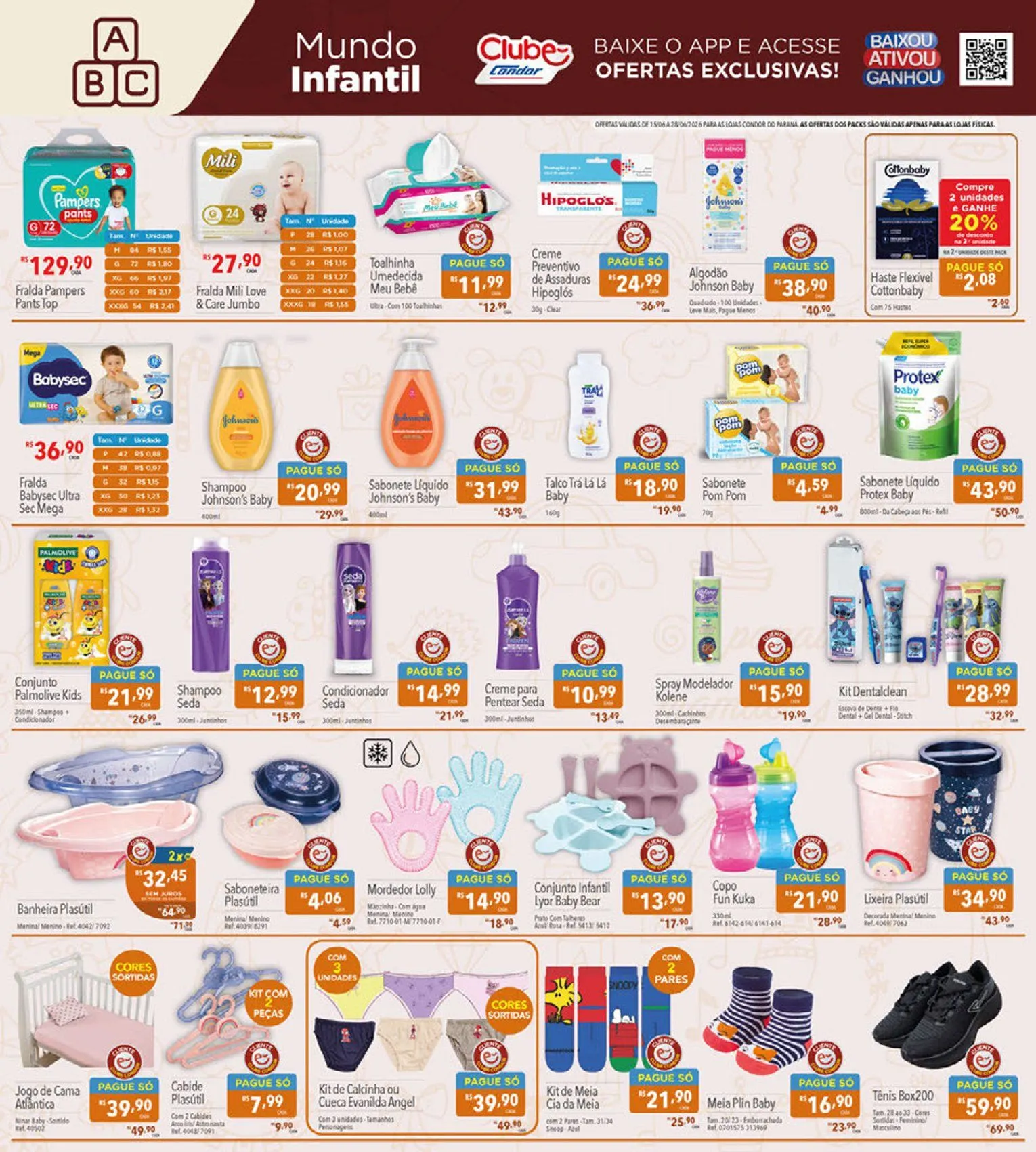 Encarte de Folhetos Supermercados Condor 15 de junho até 28 de junho 2026 - Pagina 26