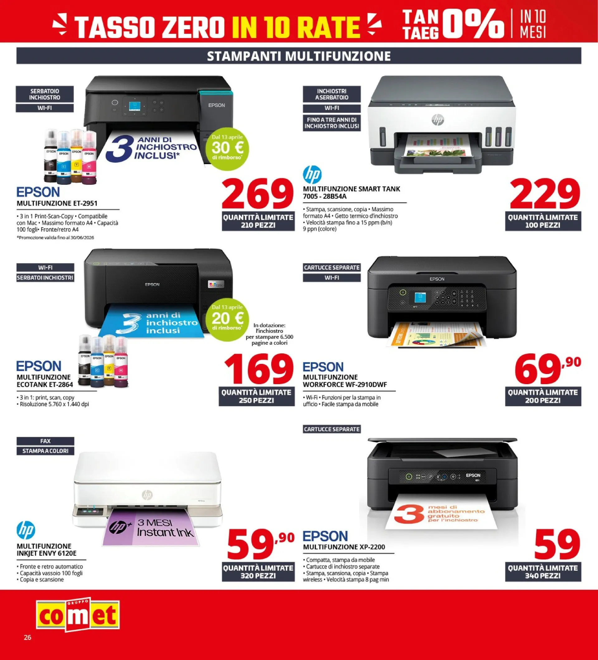 Comet Volantino da 9 aprile a 22 aprile di 2026 - Pagina del volantino 26