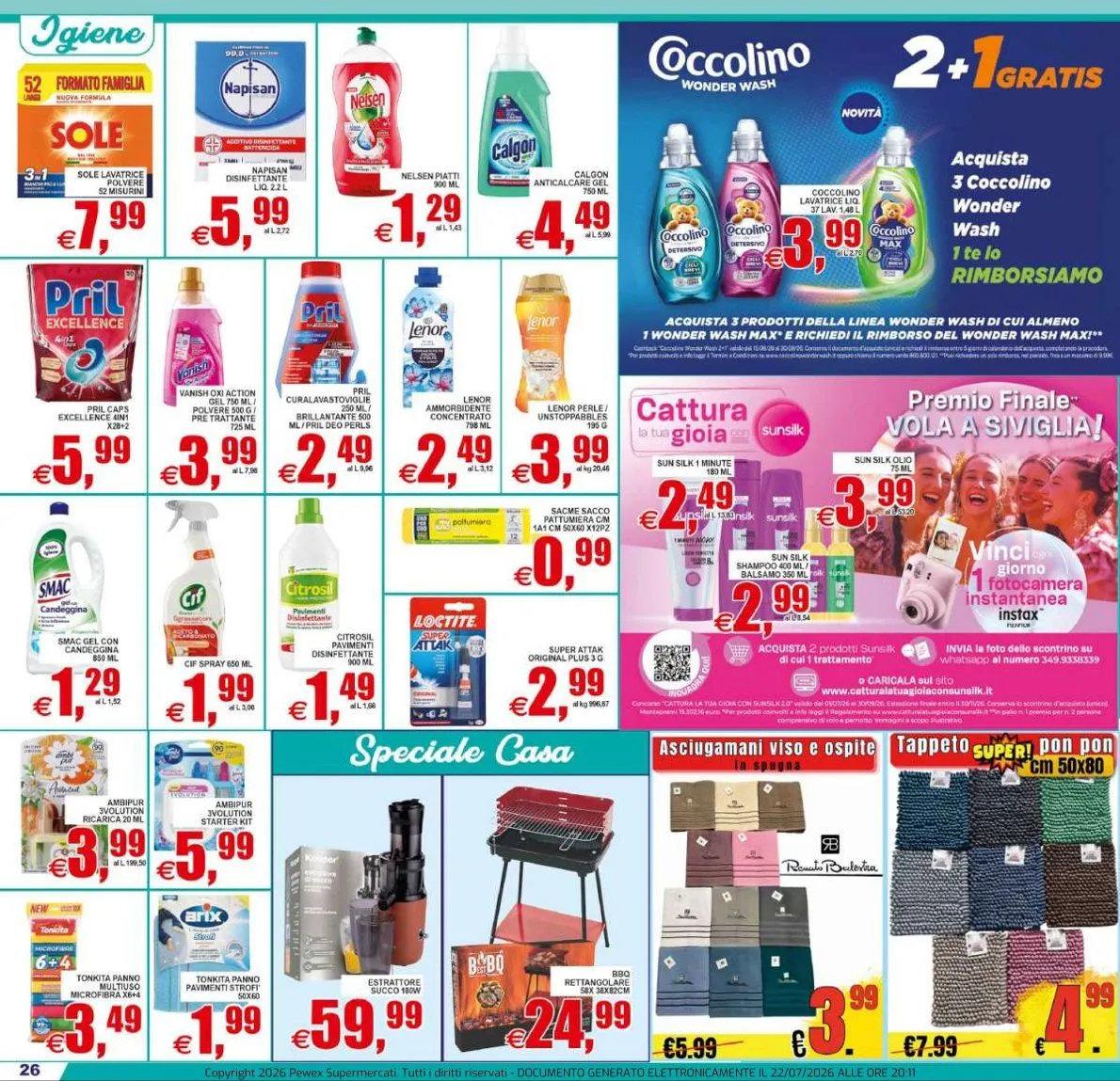 Pewex Volantino da 22 luglio a 30 luglio di 2026 - Pagina del volantino 26