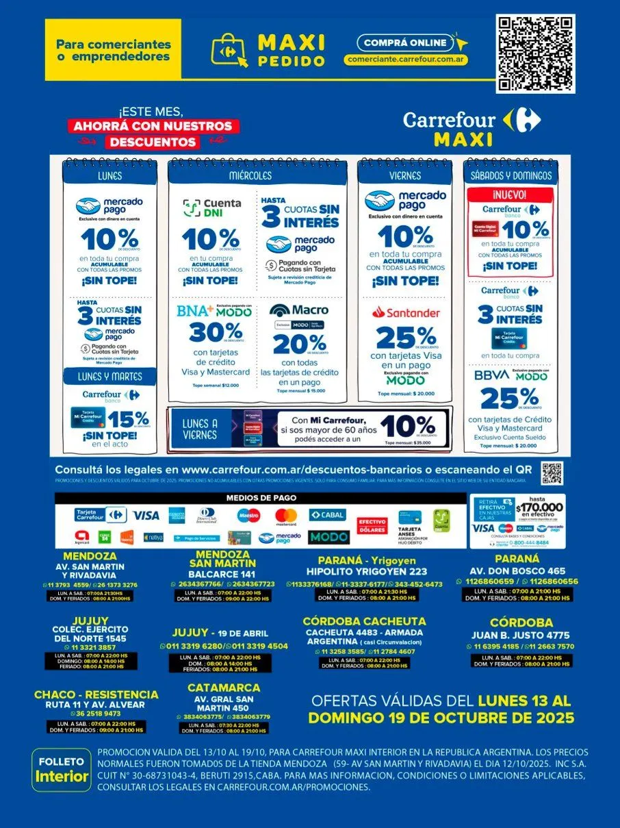 Ofertas de Ofertas Carrefour Maxi  13 de octubre al 20 de octubre 2025 - Página 26 del catálogo