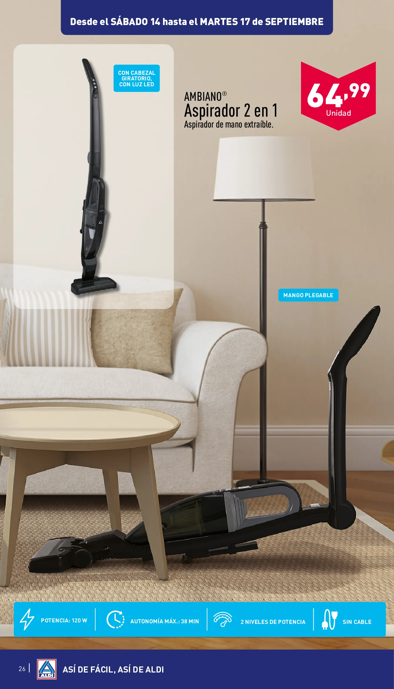 Catálogo de Aldi Ofertas 11 de septiembre al 17 de septiembre 2024 - Página 26