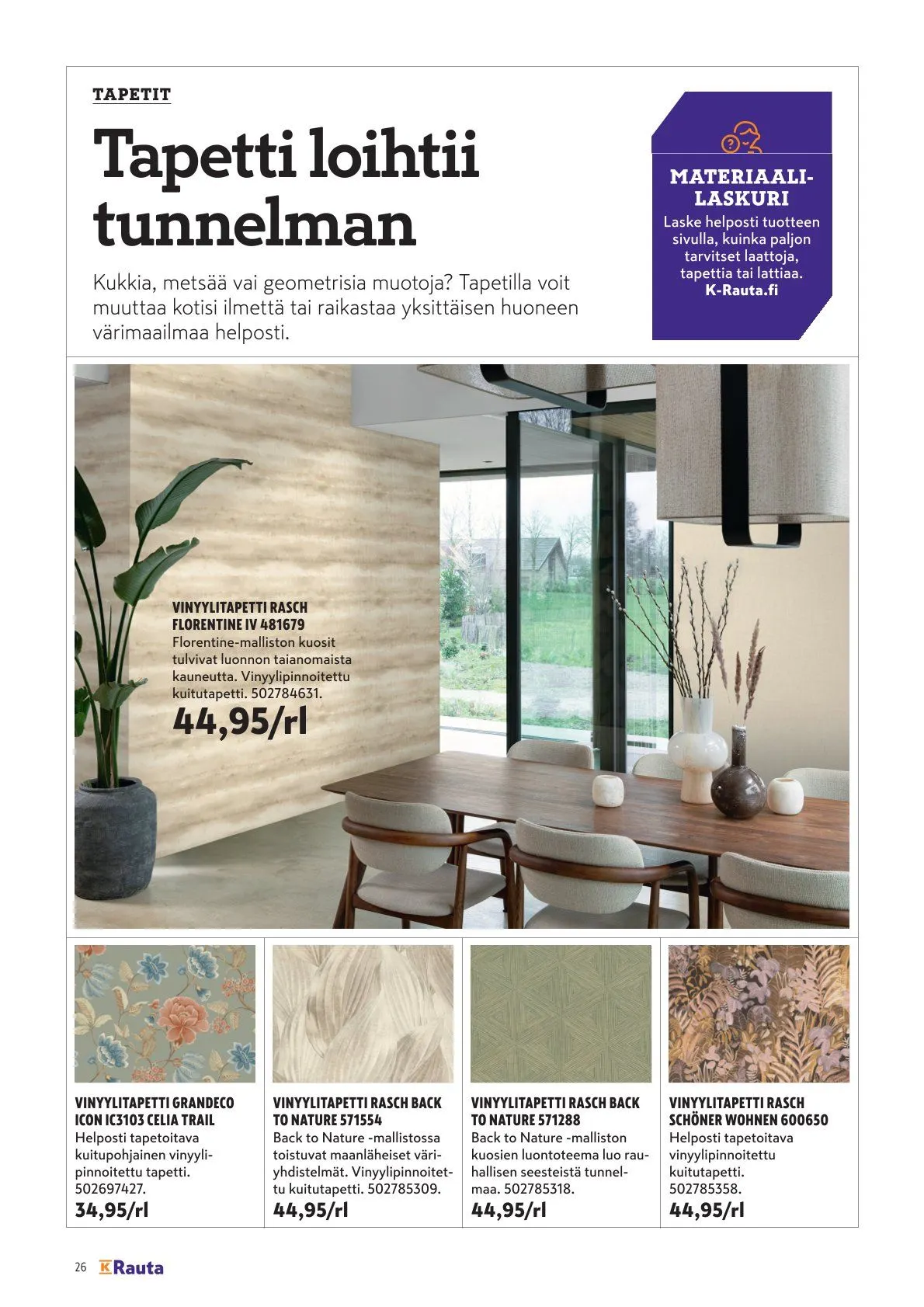 Kaupan K-Rauta uusimmat tarjoukset voimassa alkaen 5. helmikuuta - 28. helmikuuta 2026 - Tarjouslehti sivu 26