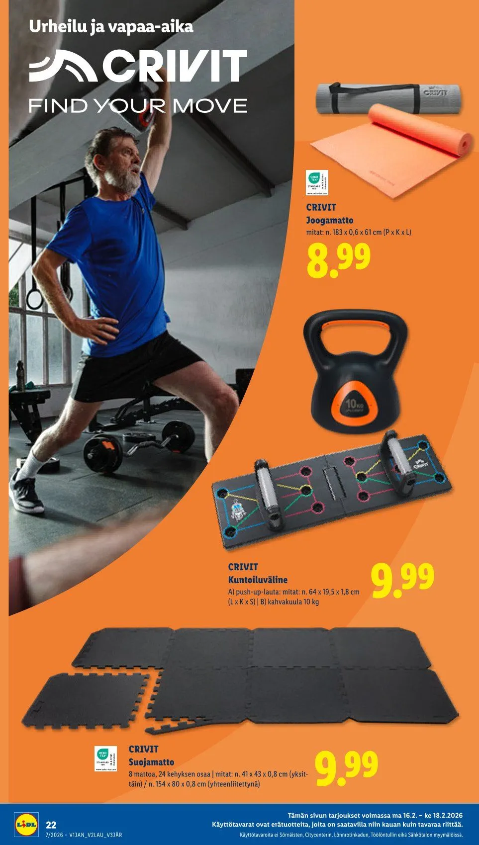 Kaupan Lidl Tarjoukset voimassa alkaen 12. helmikuuta - 15. helmikuuta 2026 - Tarjouslehti sivu 26