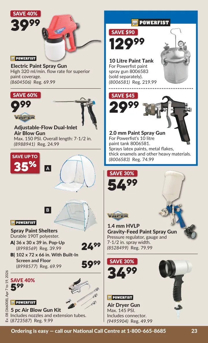Princess Auto Sales from April 7 to April 19 2026 - flyer page 25