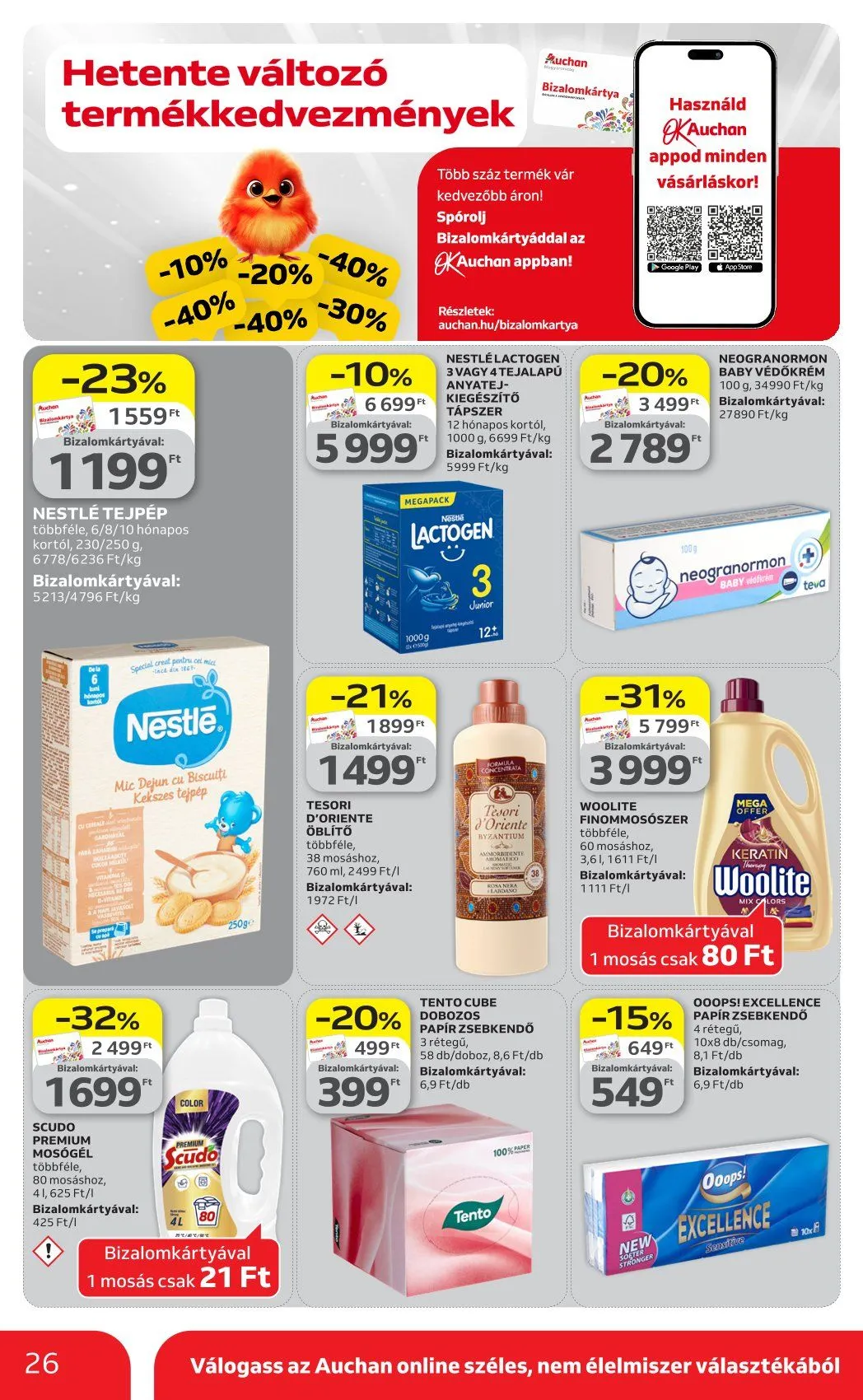 Katalógus Auchan Ajánlatai április 9.-tól április 15.-ig 2026. - Oldal 26