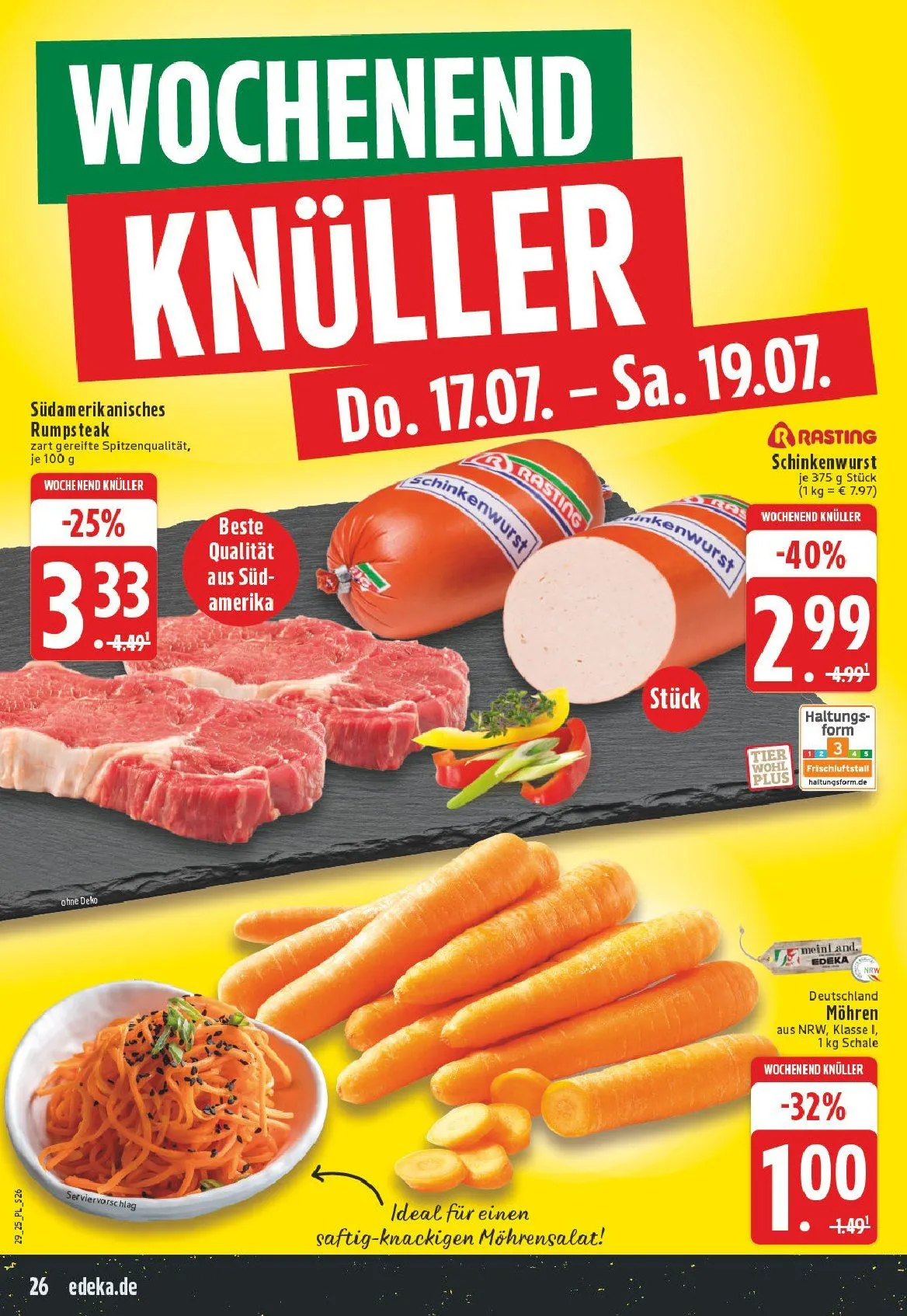 Edeka Prospekte - Aktuelle Angebote von 13. Juli bis 18. Juli 2025 - Prospekt seite 26