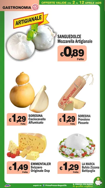  Primo Prezzo Volantino da 2 aprile a 12 aprile di 2026 - Pagina del volantino 26