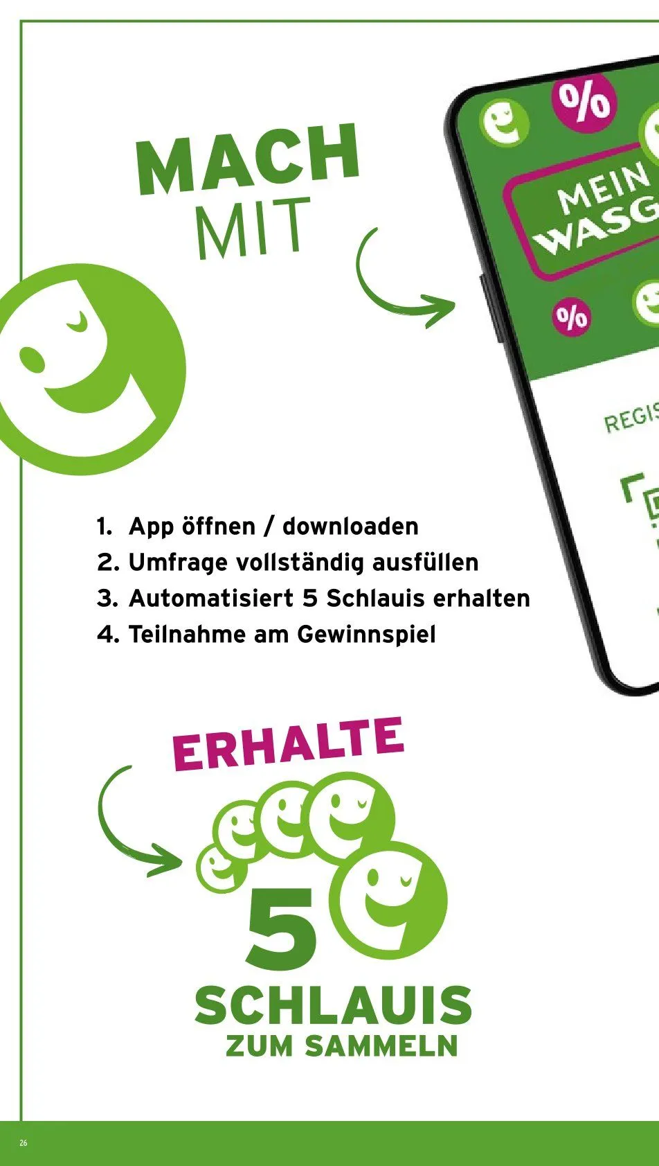 Wasgau - Wöchentliche Prospekte von 1. Juni bis 6. Juni 2026 - Prospekt seite 26