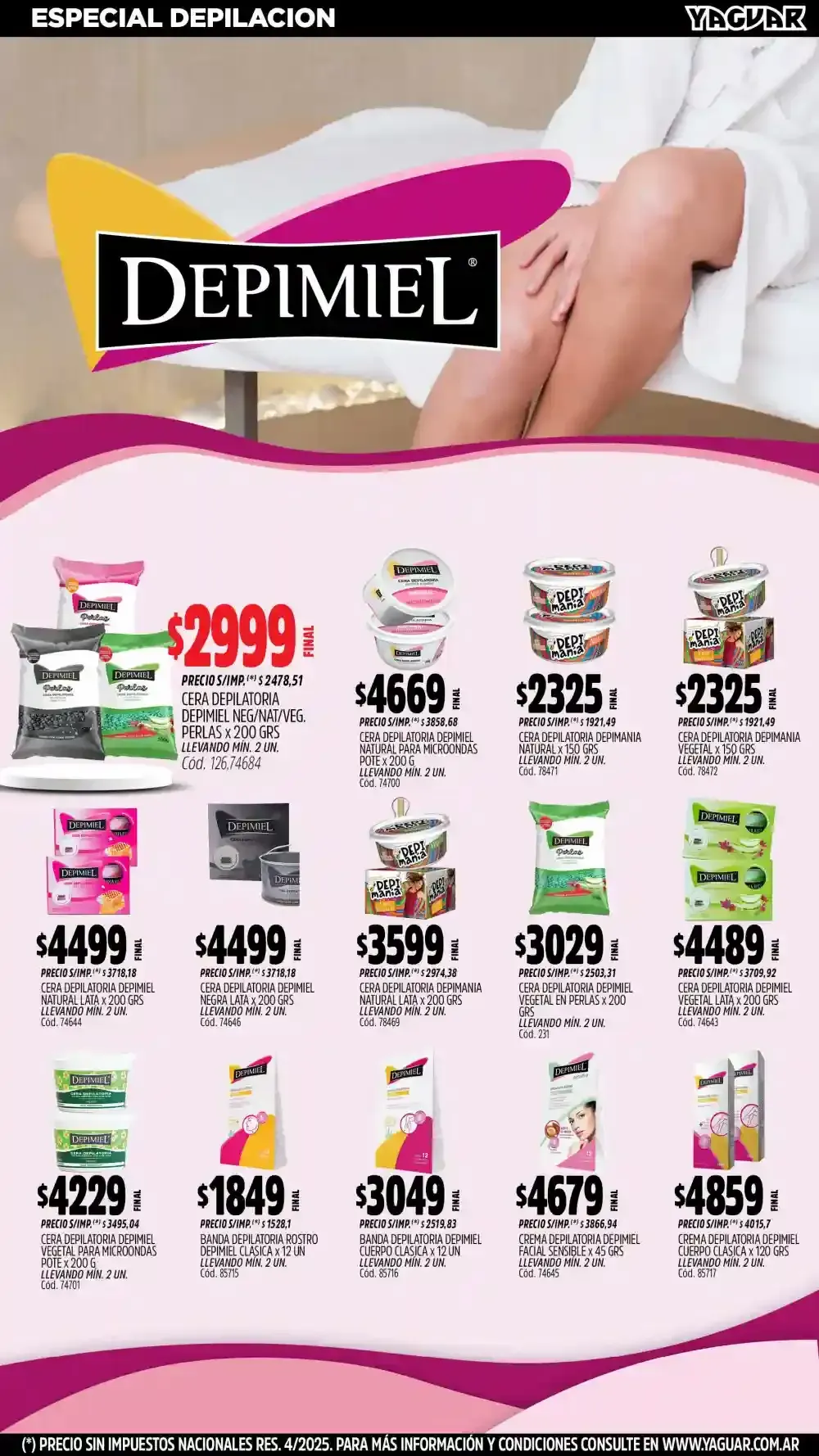 Ofertas de  Ofertas Yaguar - Últimos catálogos 8 de septiembre al 15 de septiembre 2025 - Página 25 del catálogo