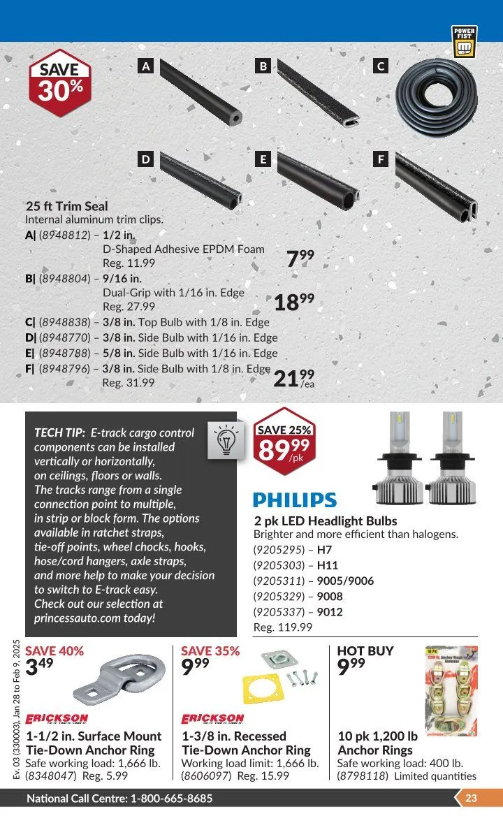 Princess Auto Sales from January 28 to February 9 2025 - flyer page 26