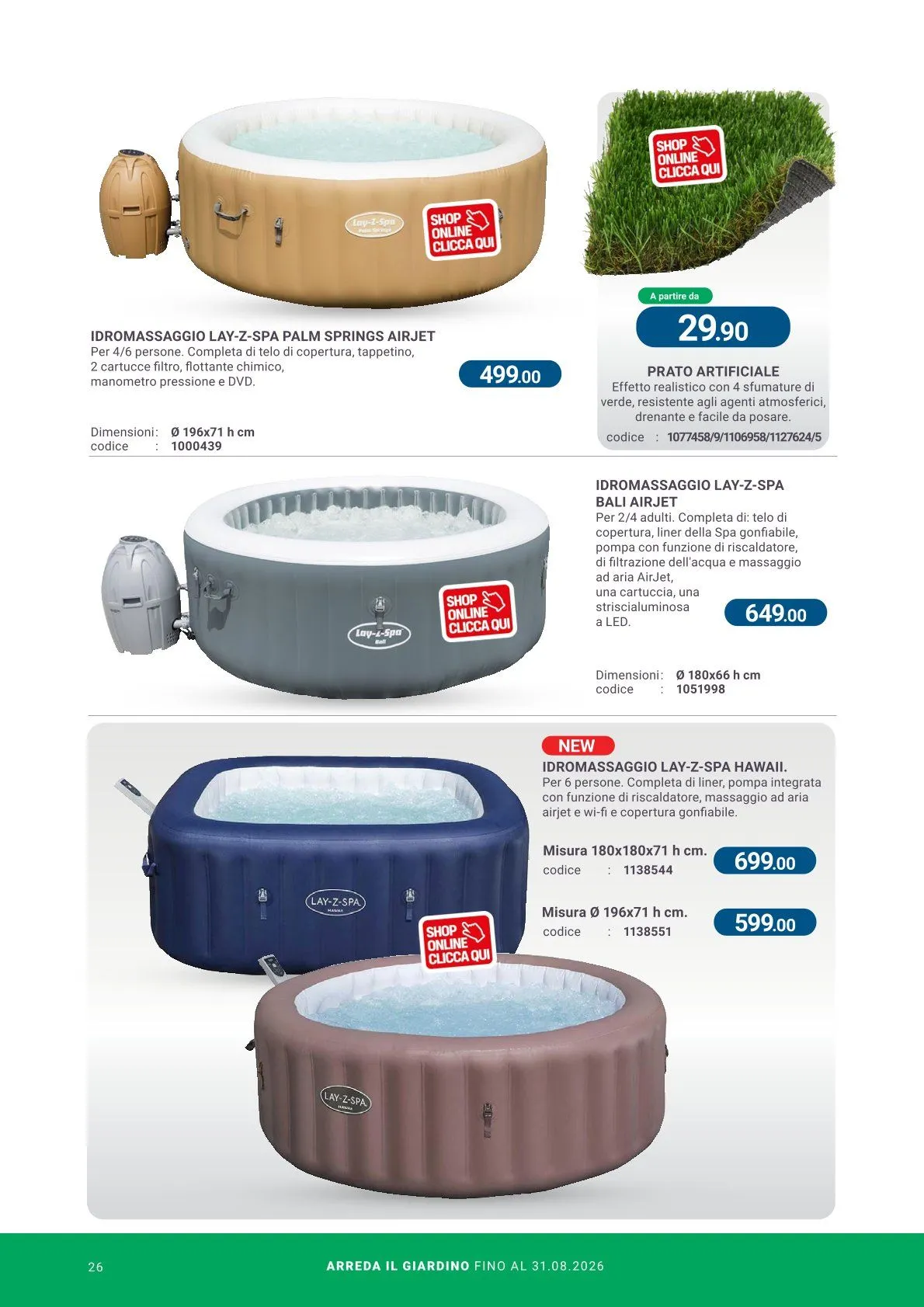  Volantini Cfadda da 8 aprile a 31 agosto di 2026 - Pagina del volantino 26