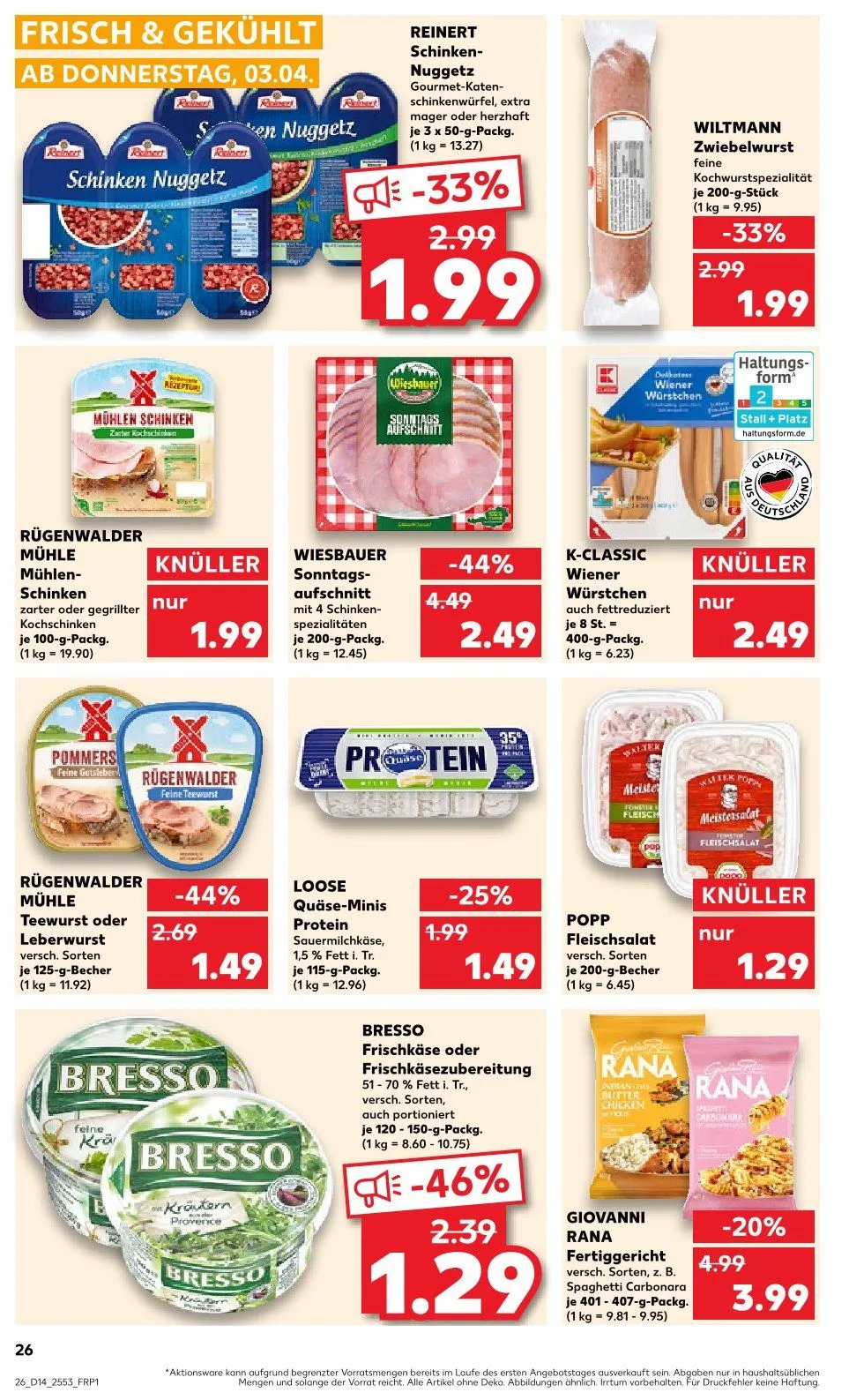 Kaufland Prospekt von 3. April bis 9. April 2025 - Prospekt seite 26