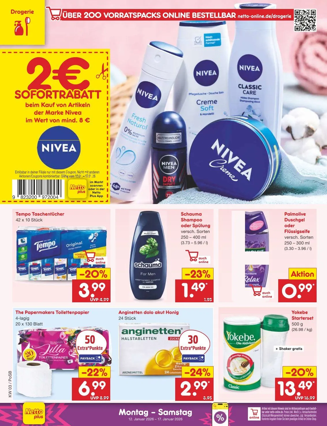 Netto Marken-Discount Angebote von 12. Januar bis 17. Januar 2026 - Prospekt seite 26