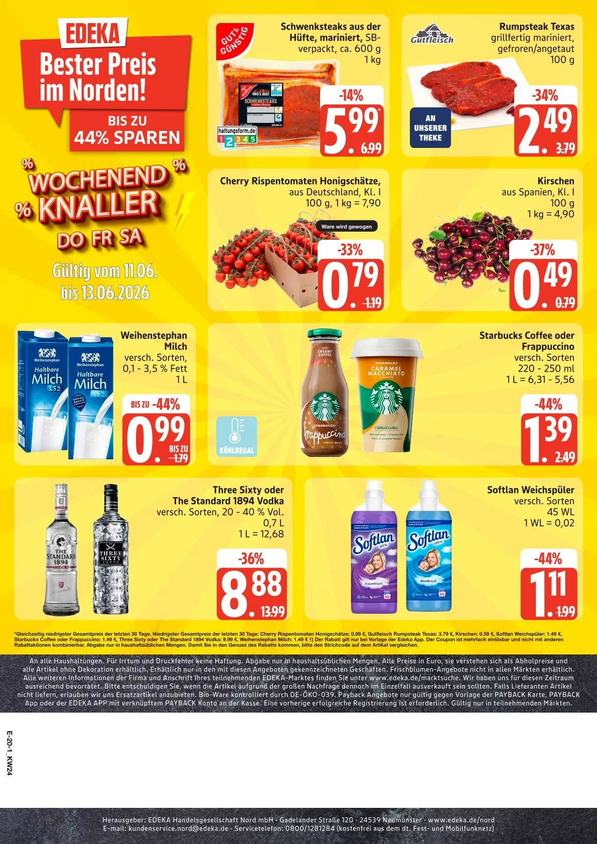 Edeka Angebote von 8. Juni bis 13. Juni 2026 - Prospekt seite 26
