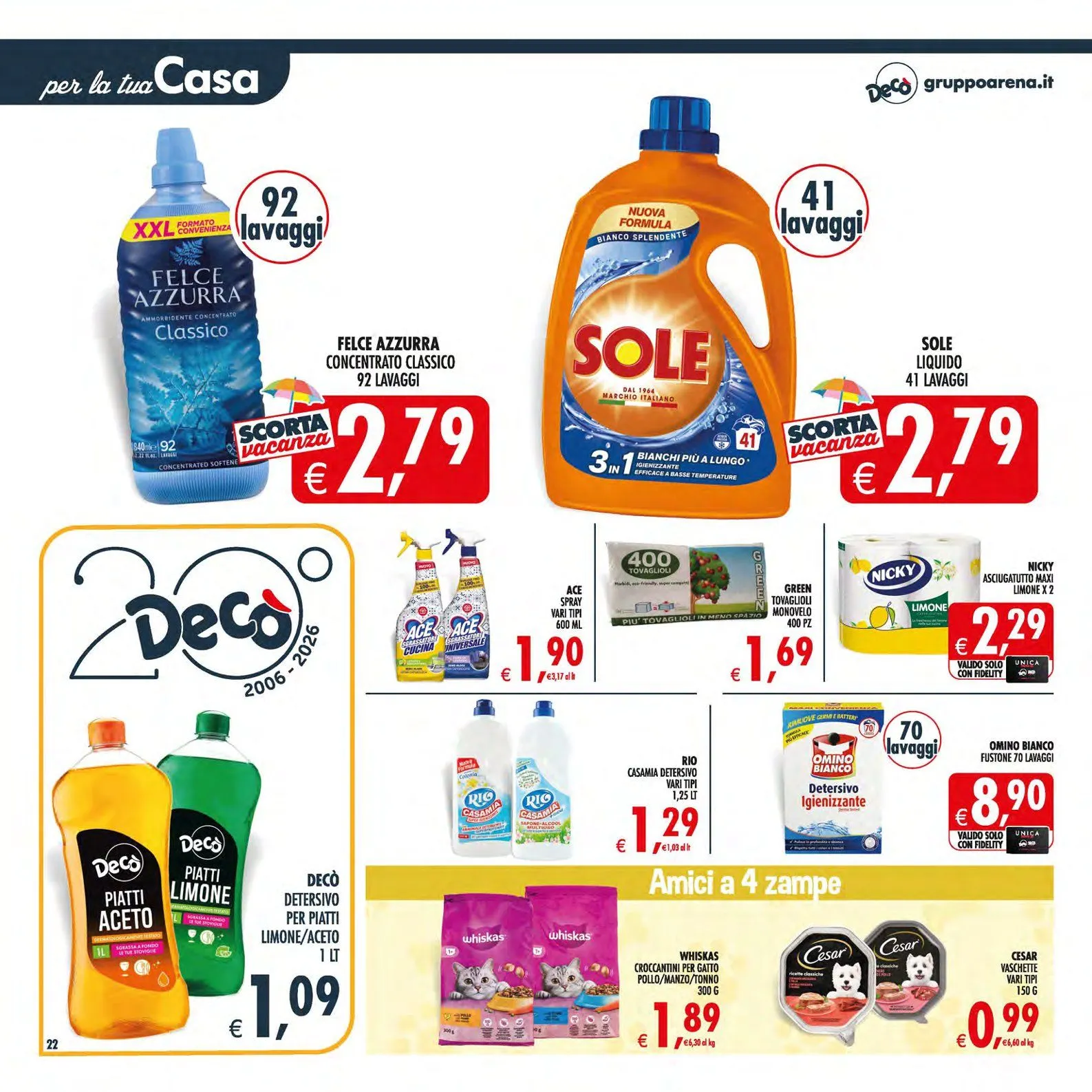 Deco Supermercati Volantino da 21 luglio a 30 luglio di 2026 - Pagina del volantino 26