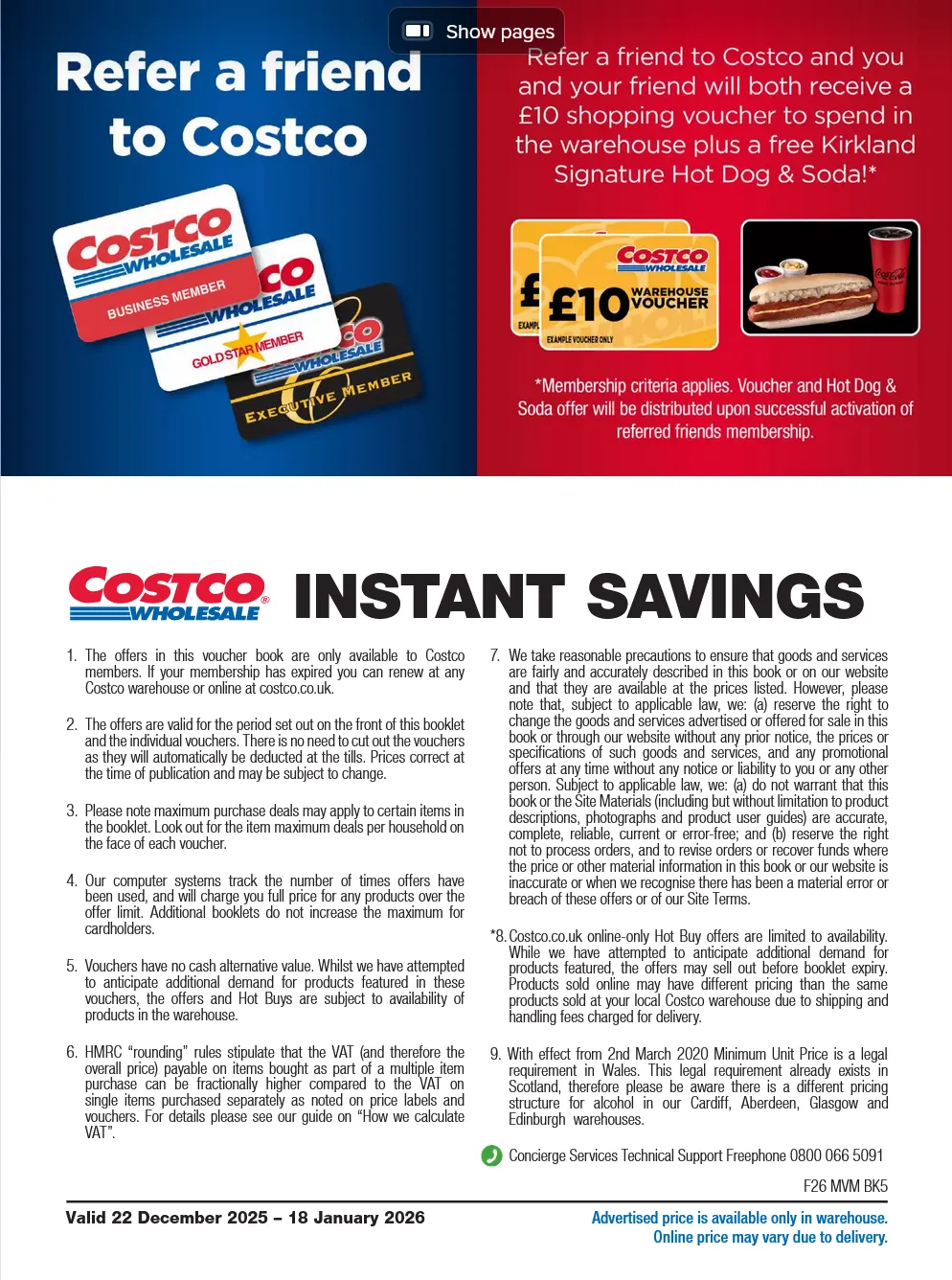 COSTCO Deals from 20 December to 18 January 2026 - Catalogue Page 26