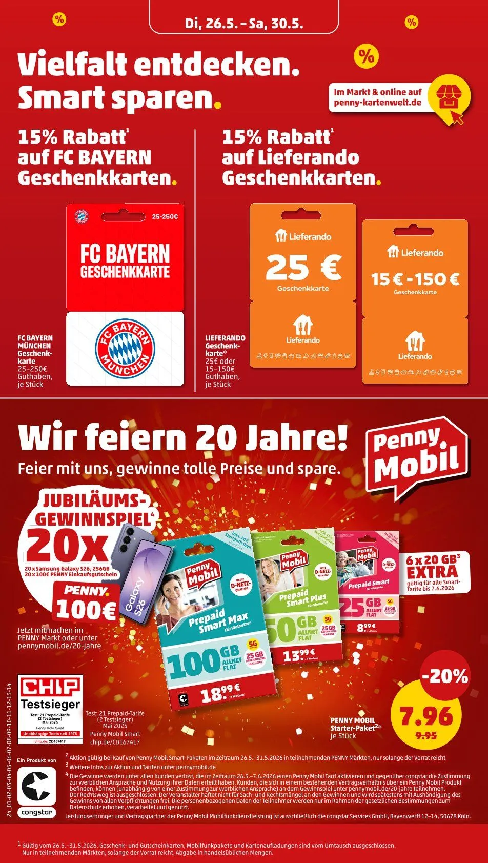 Penny Angebote von 26. Mai bis 30. Mai 2026 - Prospekt seite 26