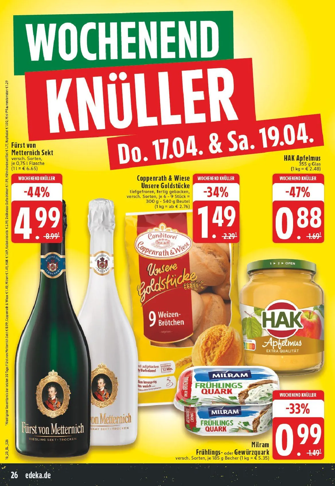 Edeka Angebote von 14. April bis 19. April 2025 - Prospekt seite 26