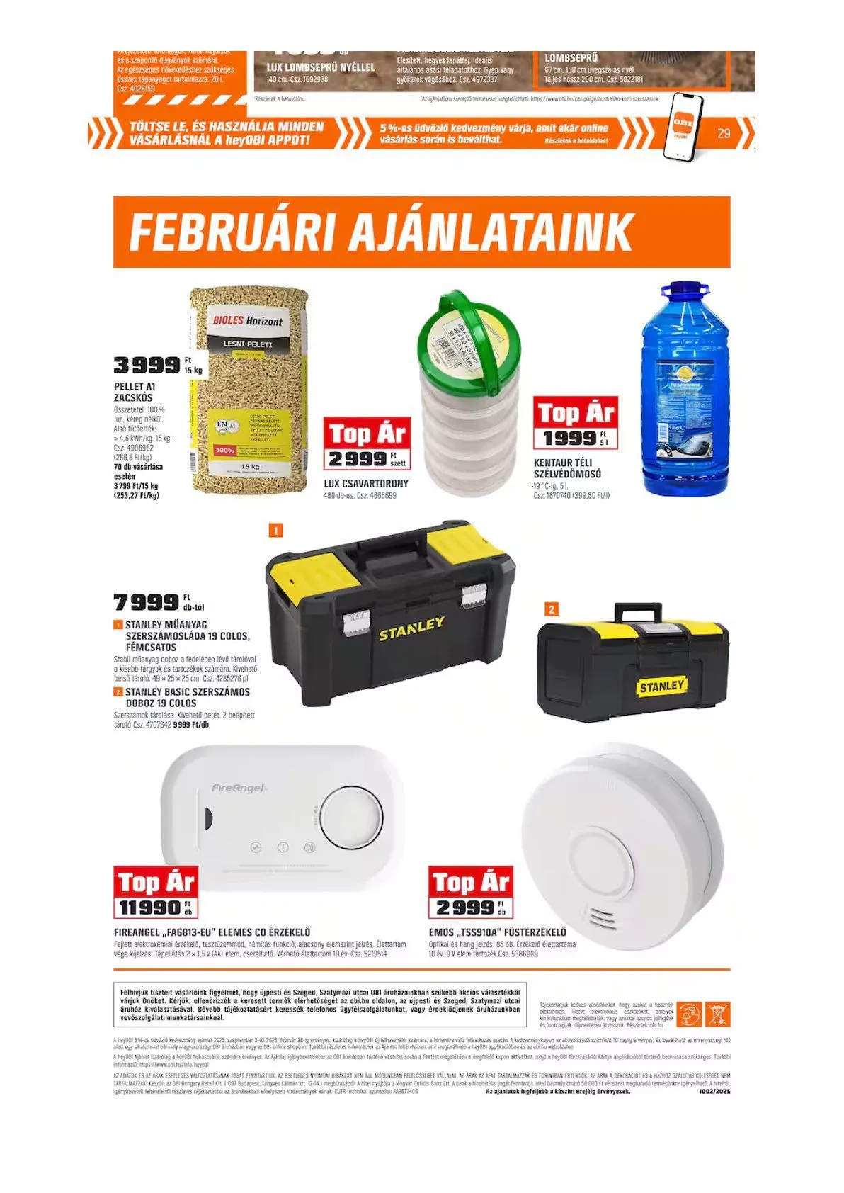 Katalógus  OBI legfrissebb ajánlatai február 3.-tól március 1.-ig 2026. - Oldal 26