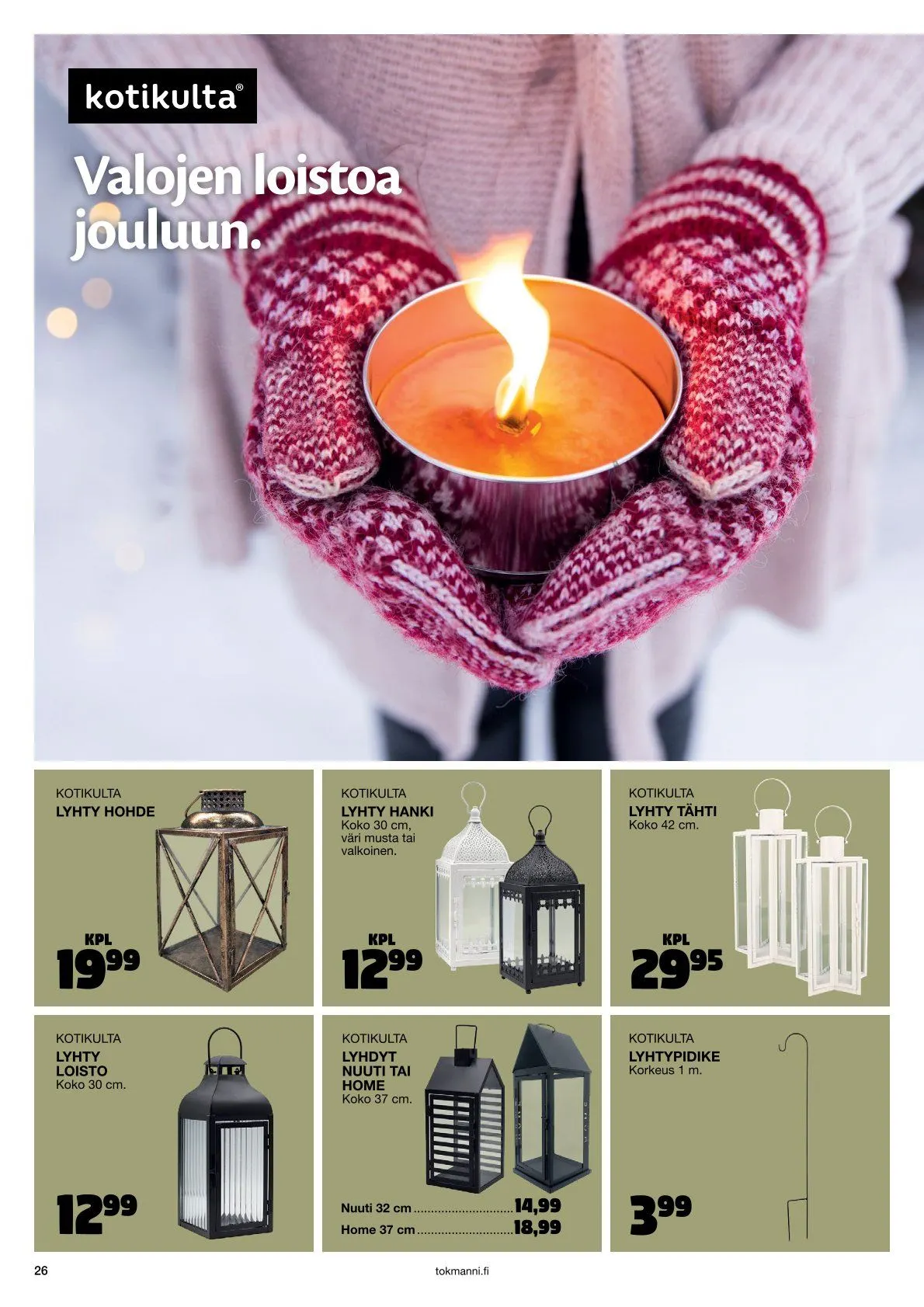  Tokmanni Tarjoukset voimassa alkaen 28. marraskuuta - 24. joulukuuta 2025 - Tarjouslehti sivu 26