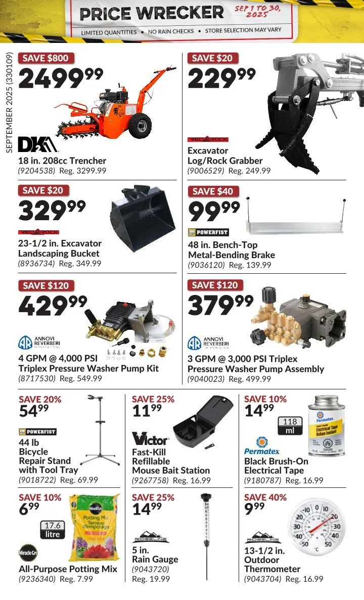 Princess Auto Sales from September 1 to September 30 2025 - flyer page 26
