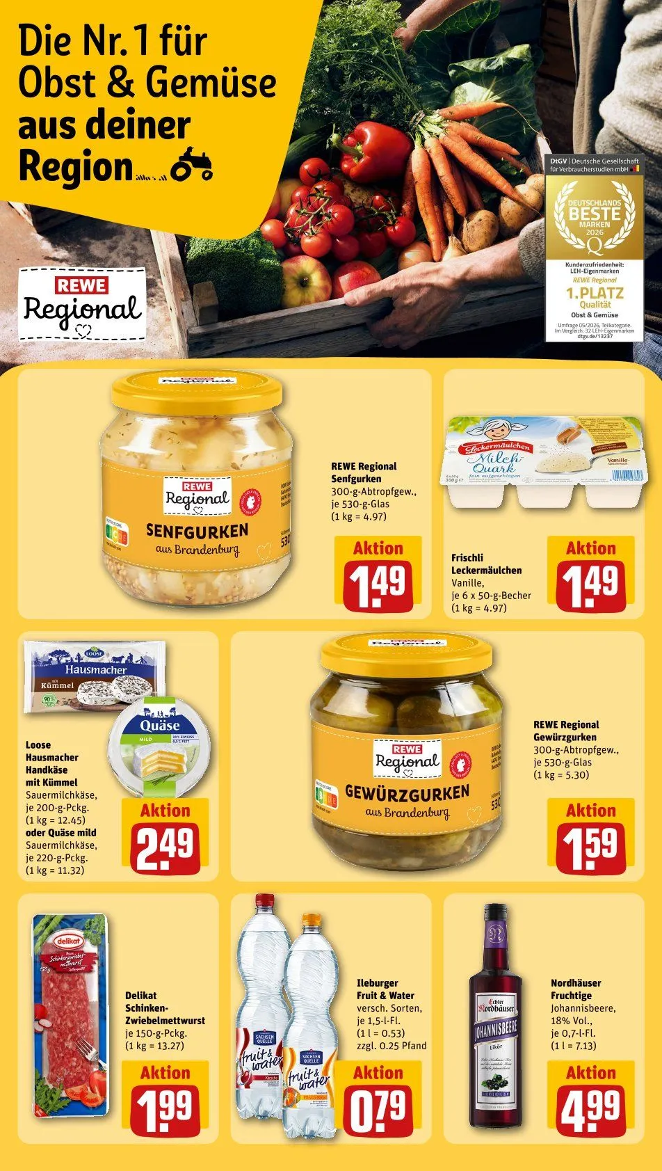 Rewe Angebote von 15. Juni bis 21. Juni 2026 - Prospekt seite 26