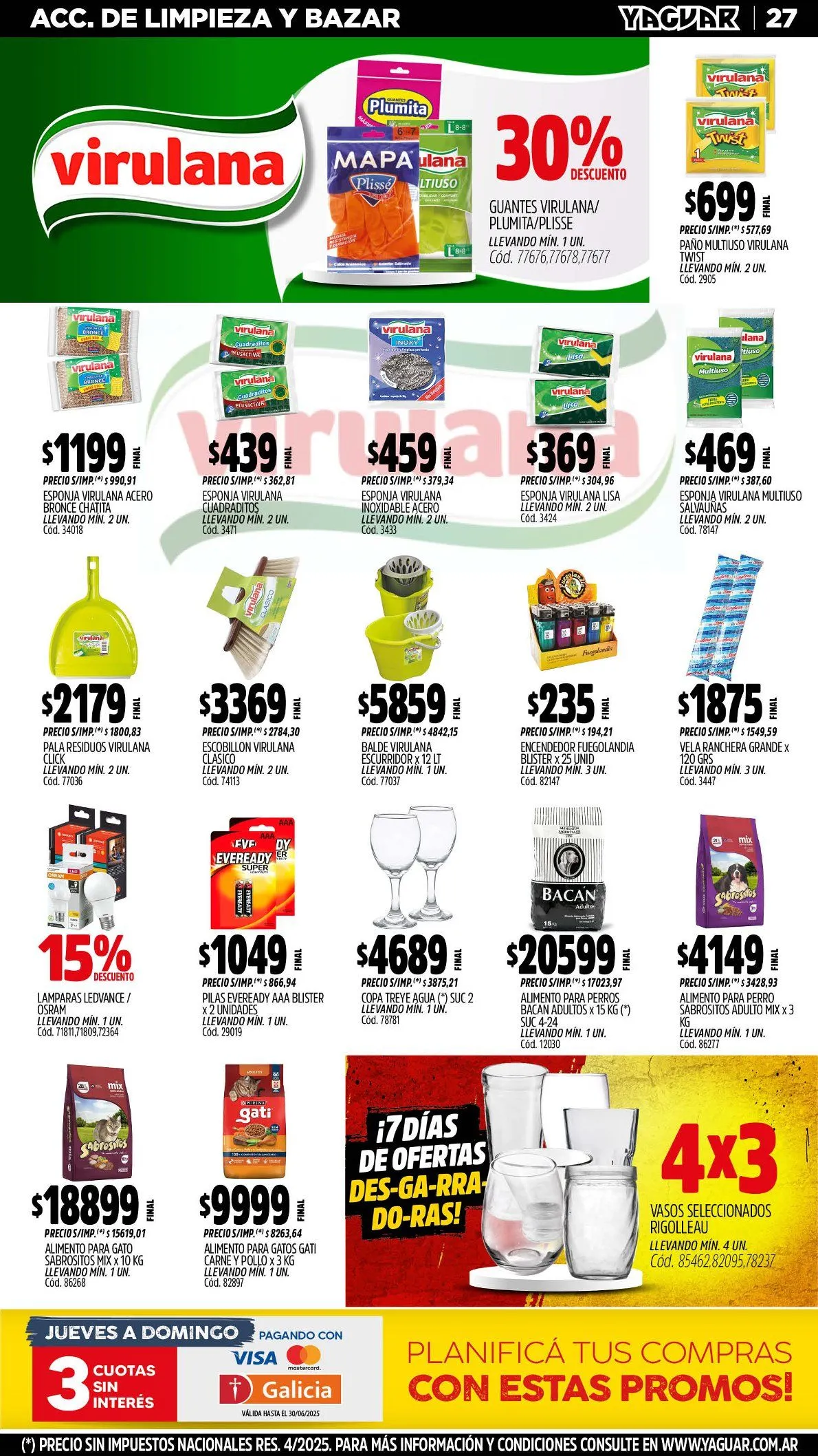 Ofertas de Yaguar Ofertas 30 de junio al 7 de julio 2025 - Página 26 del catálogo