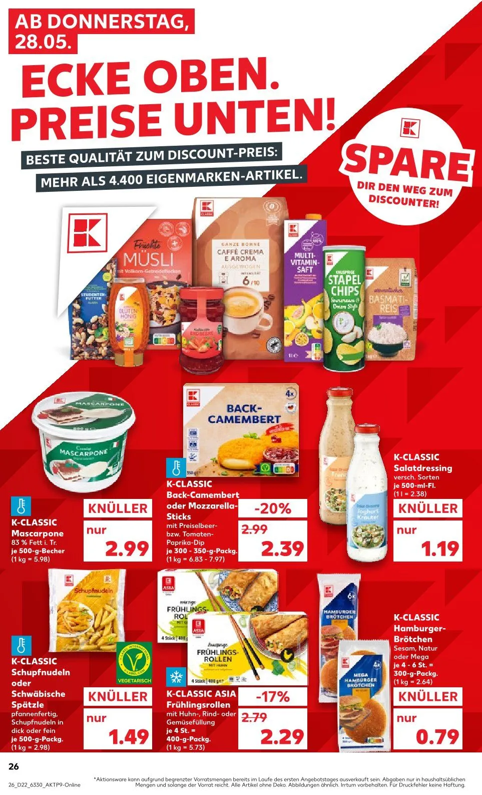 Kaufland Prospekte von 28. Mai bis 3. Juni 2026 - Prospekt seite 26