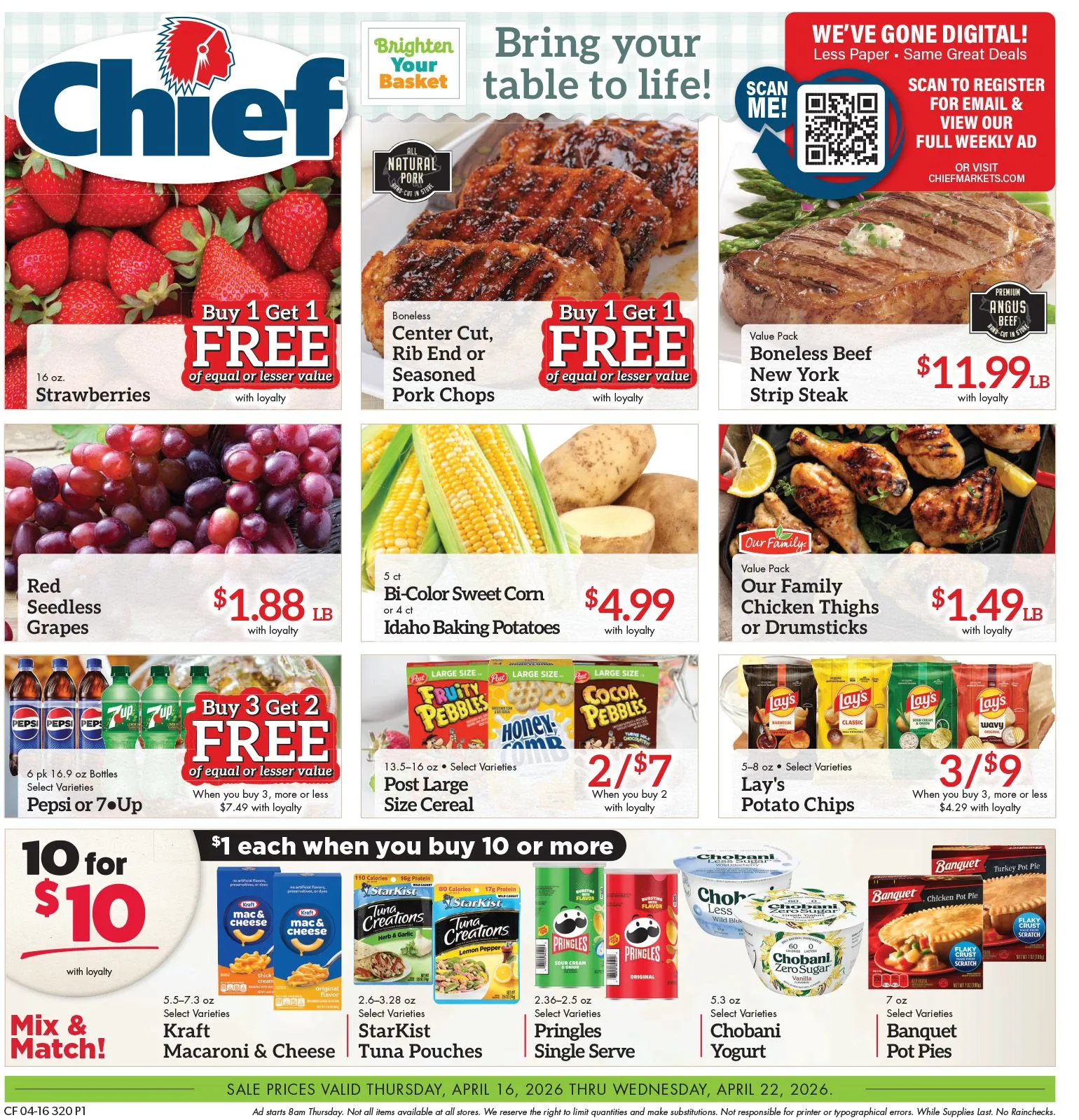 Weekly ad Chief Supermarket weekly ads from April 22 to April 24 2026 - Page 