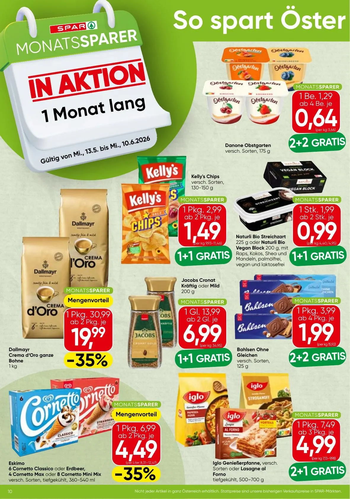 SPAR Prospekte  von 13. Mai bis 10. Juni 2026 - Flugblätt seite  1