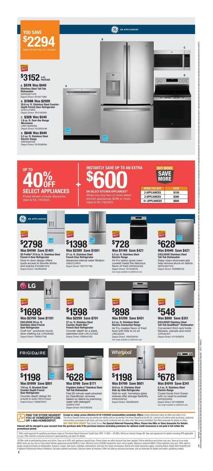 Weekly ad The Home Depot Sales from June 18 to July 9 2025 - Page 3