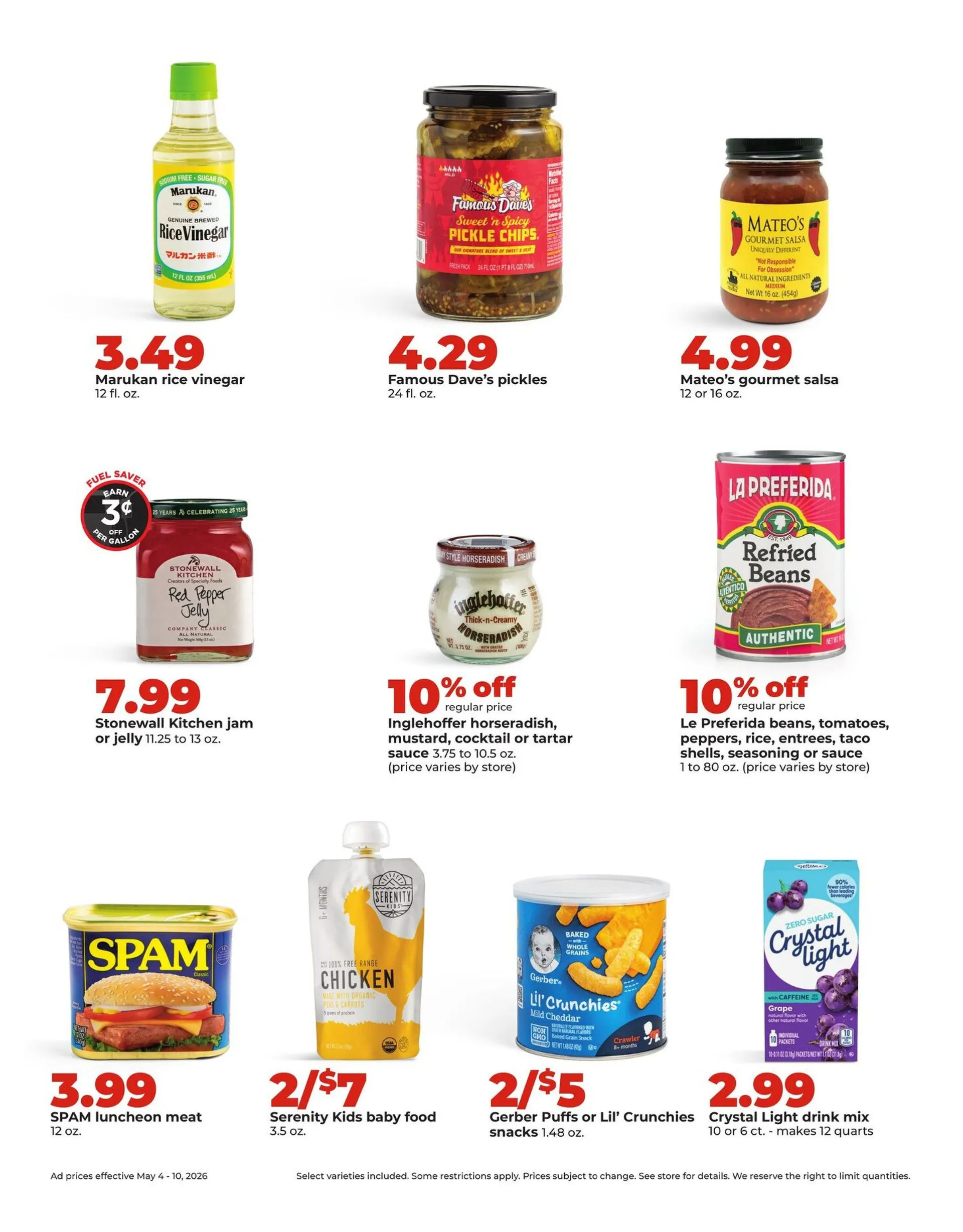 Weekly promotion  HyVee Sales spanning from May 4 to May 10 2026 - Page 26 for Catalogue 365