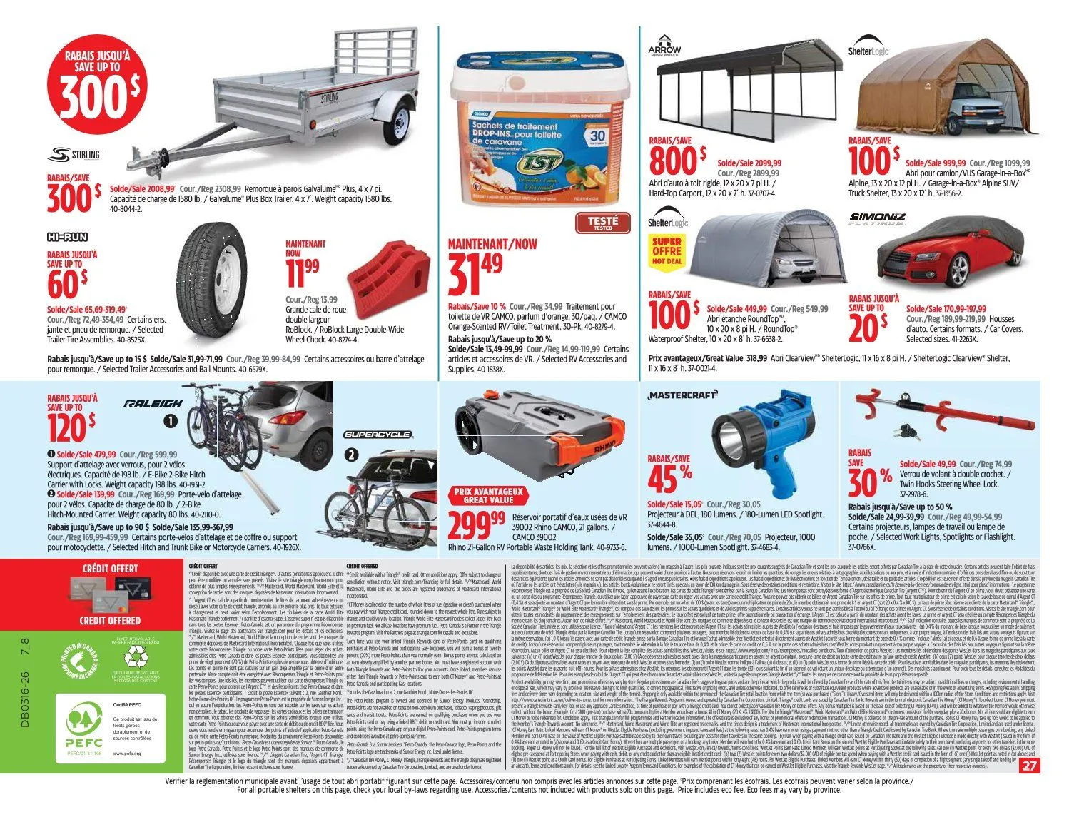  Canadian Tire Sales from April 16 to April 19 2026 - flyer page 27