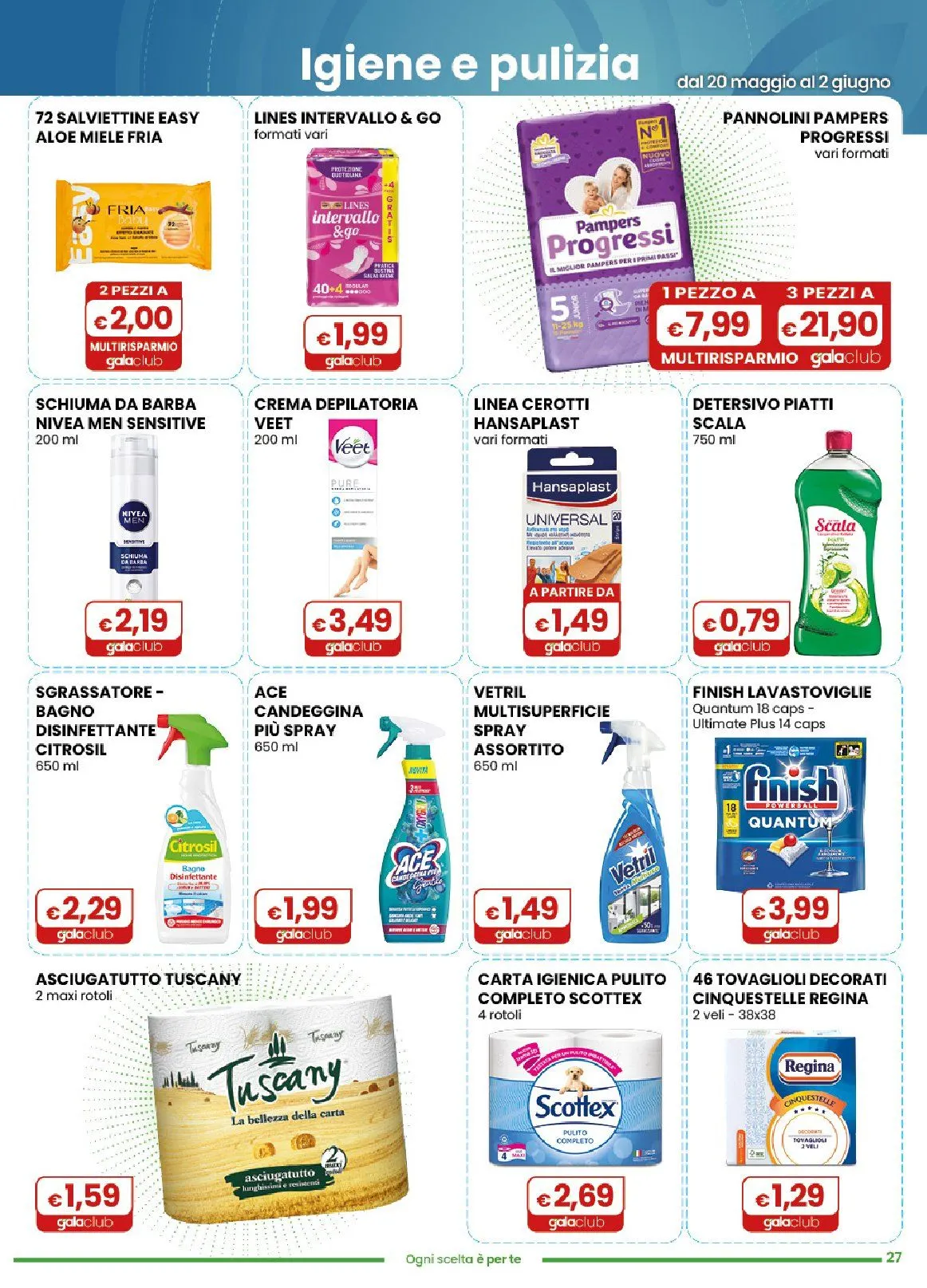 Volantini Gala Supermercati da 20 maggio a 2 giugno di 2026 - Pagina del volantino 27