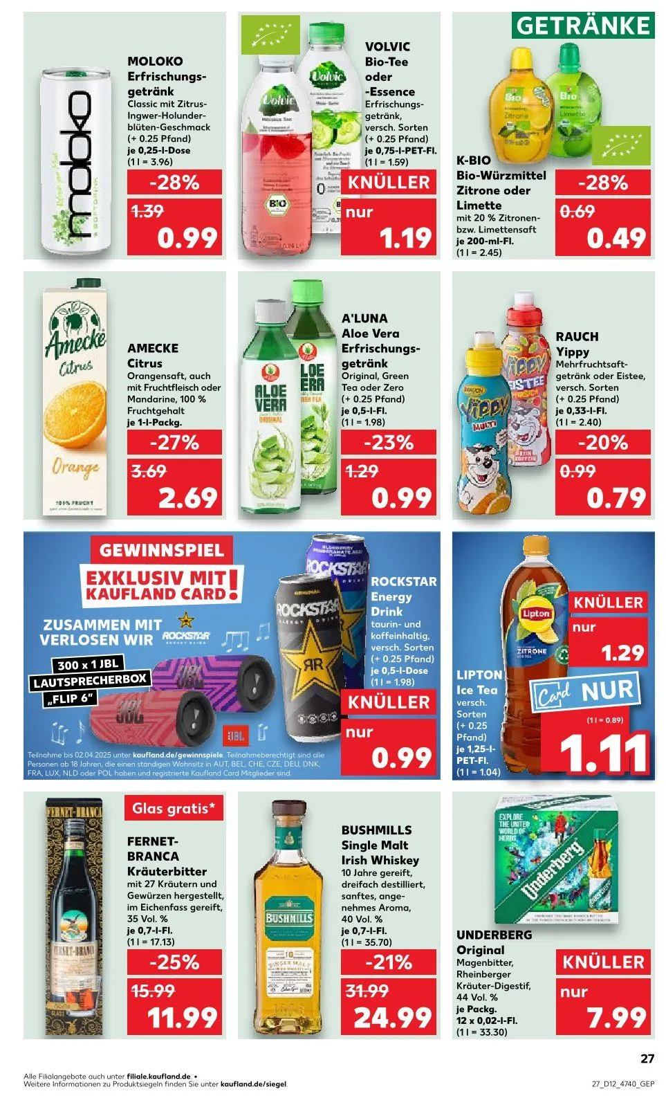 Kaufland Prospekt von 20. März bis 26. März 2025 - Prospekt seite 27